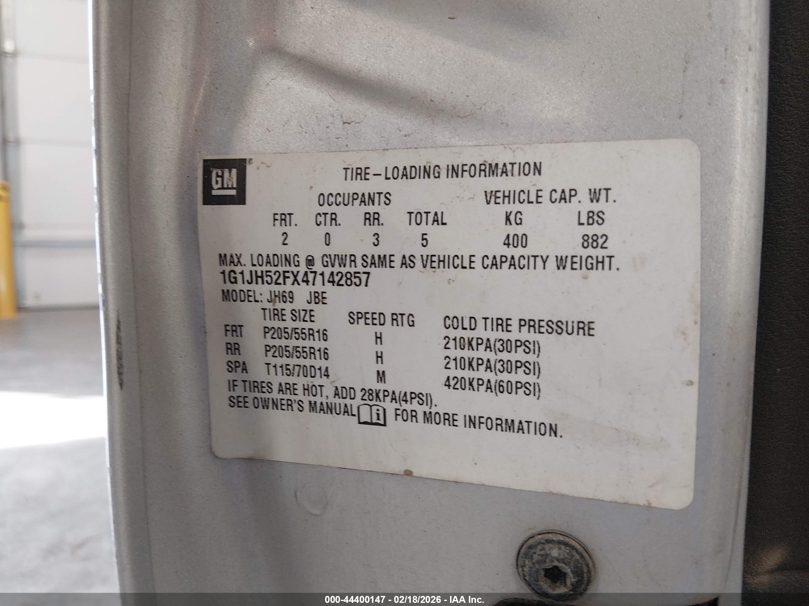 CHEVROLET CAVALIER image 9