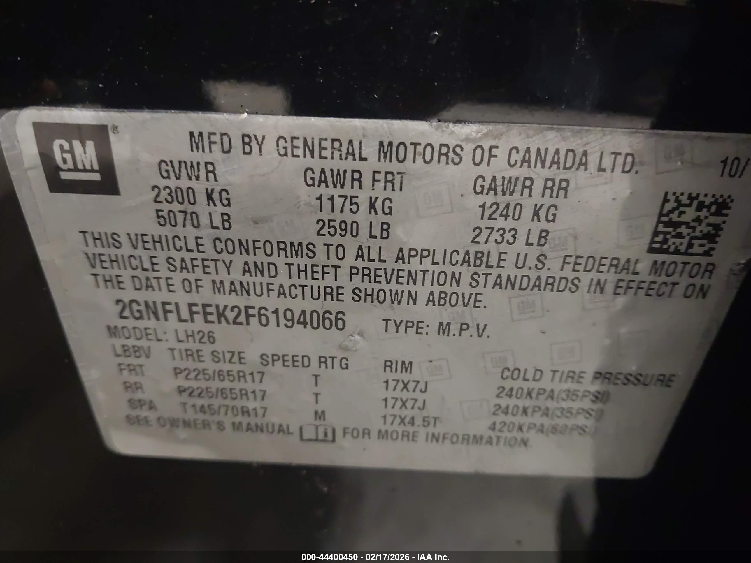 CHEVROLET EQUINOX image 9