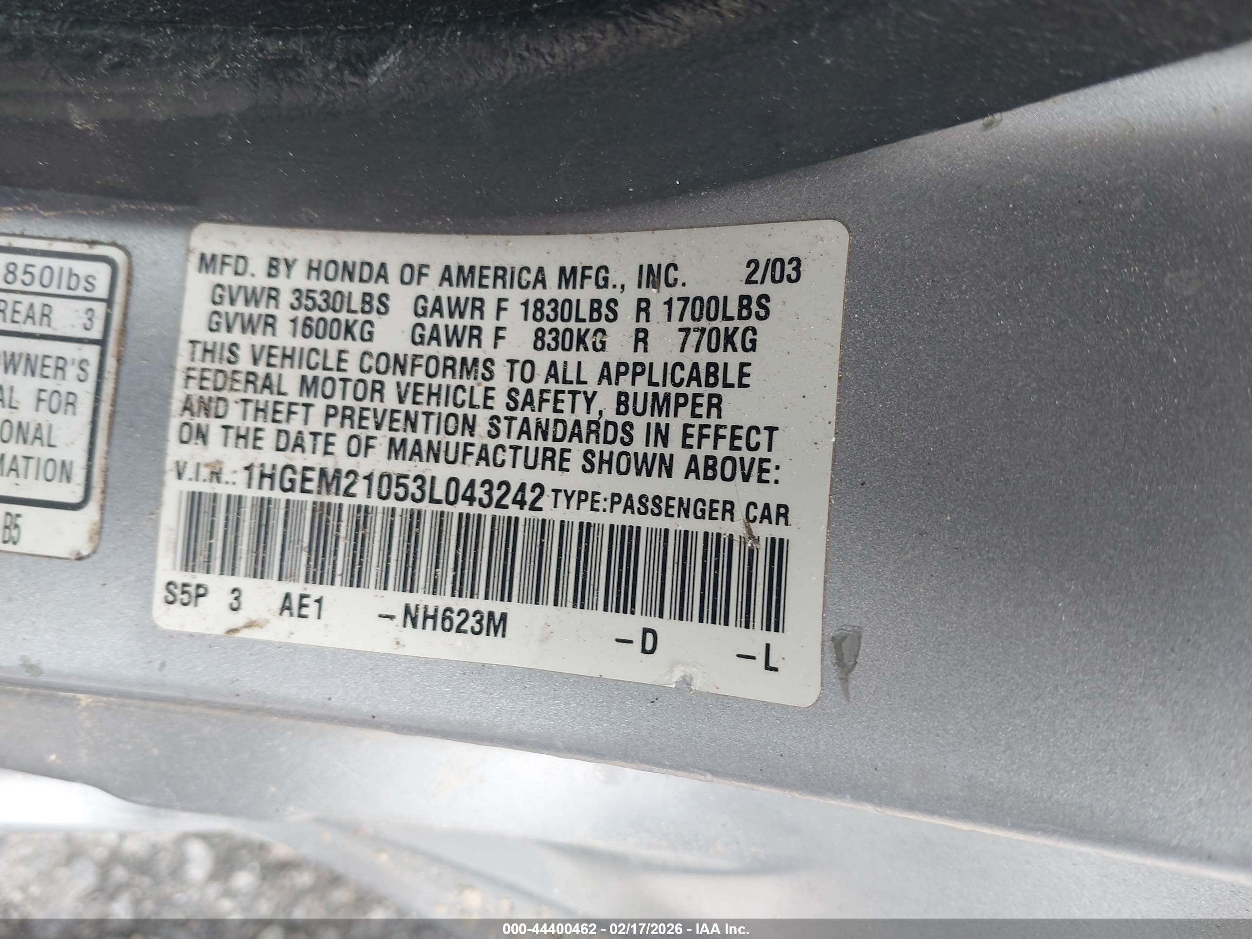HONDA CIVIC image 9