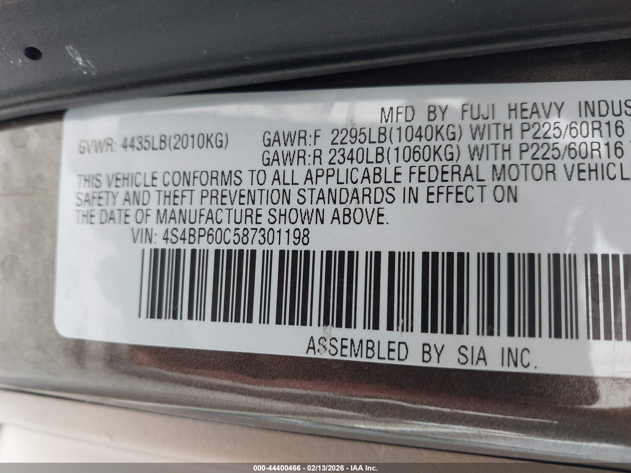 SUBARU OUTBACK image 9