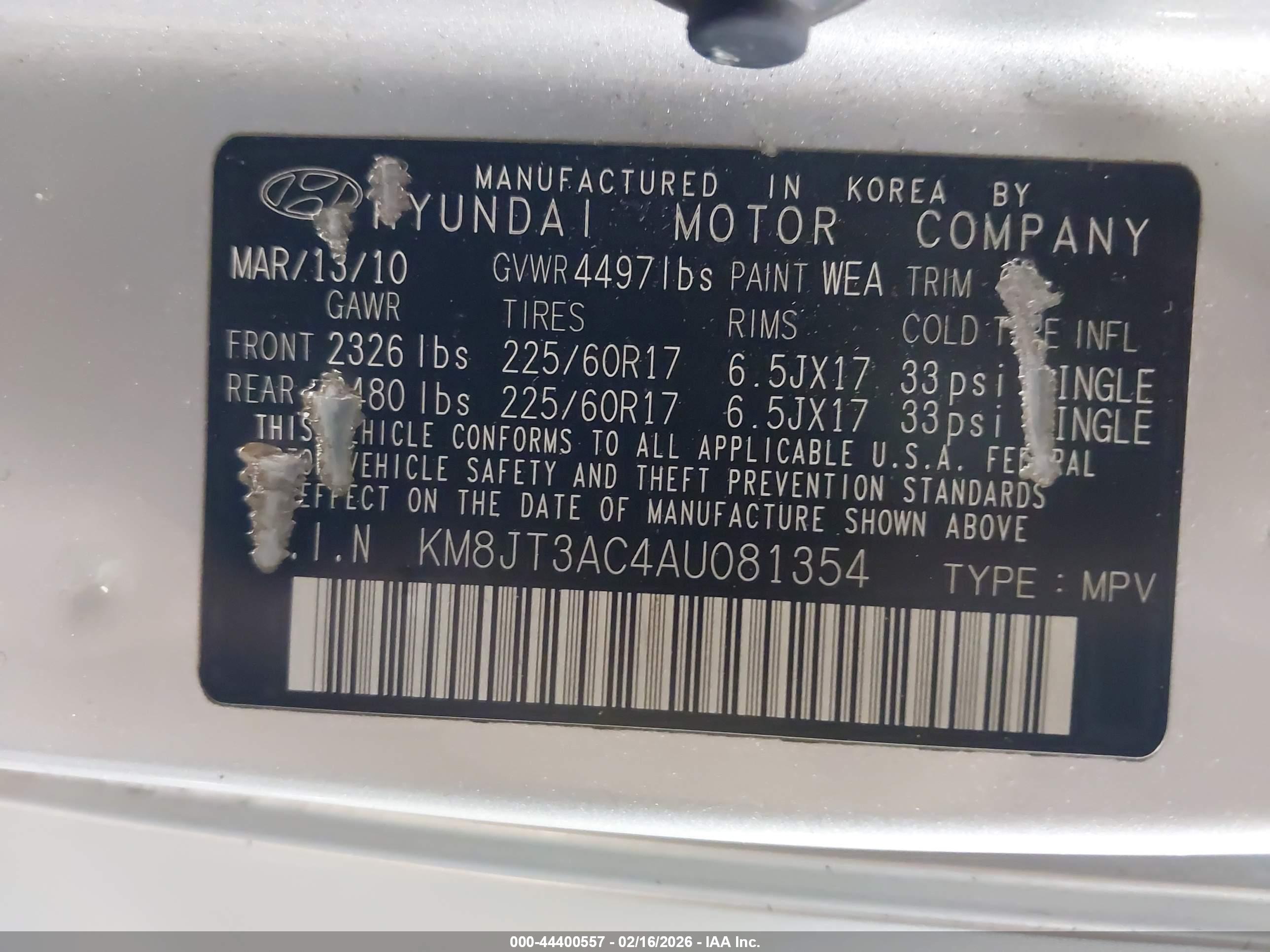 HYUNDAI TUCSON image 9