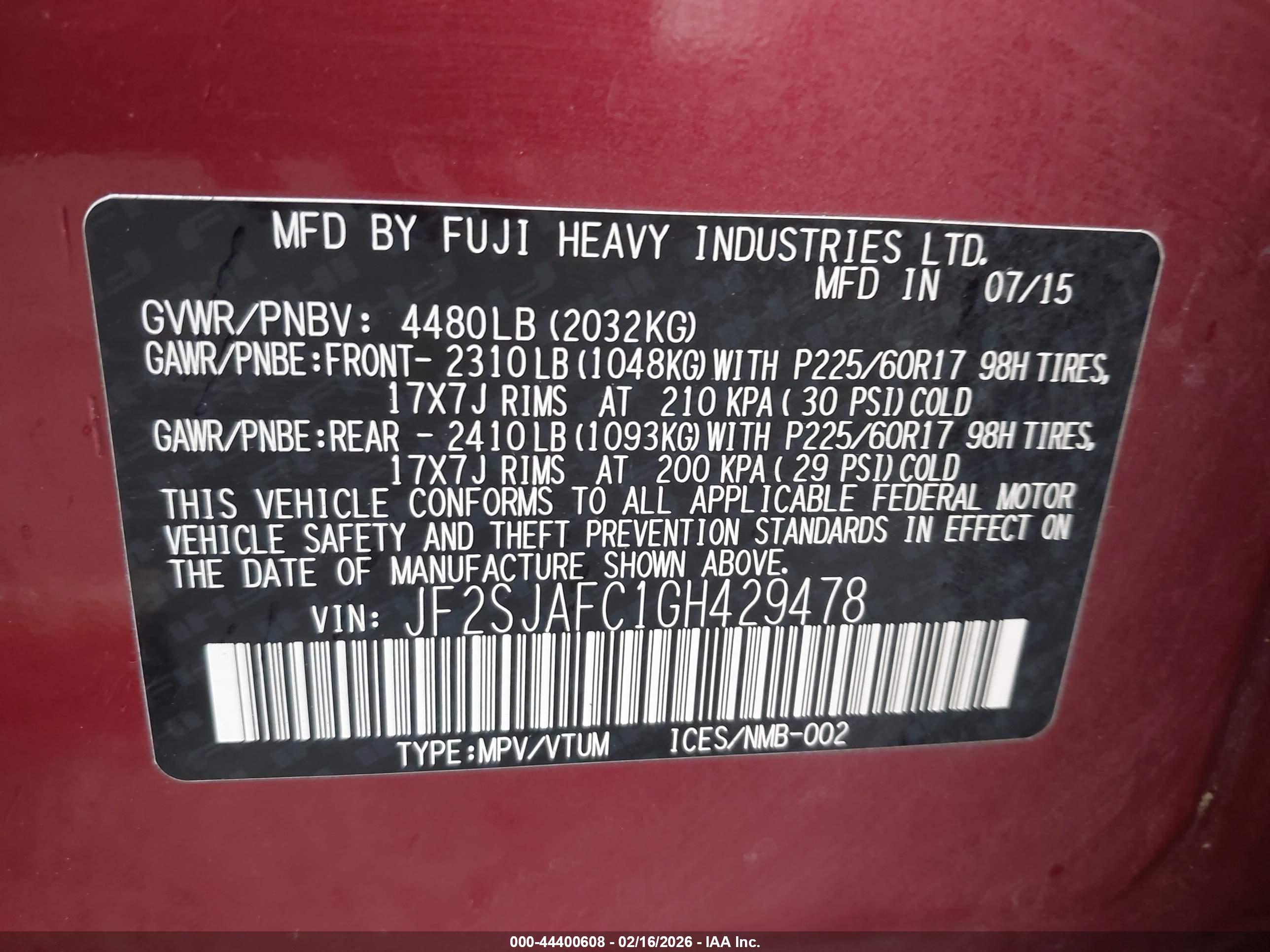 SUBARU FORESTER image 9