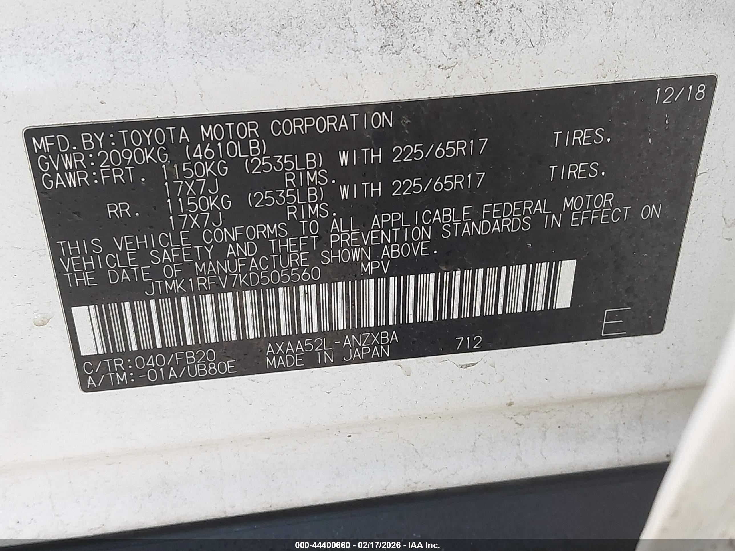 TOYOTA RAV4 image 9