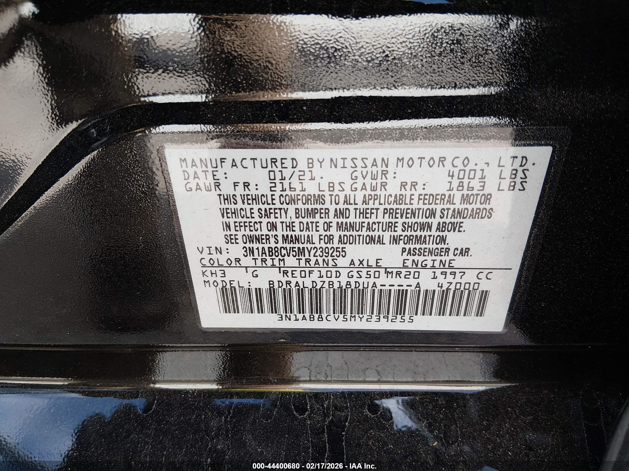NISSAN SENTRA image 9