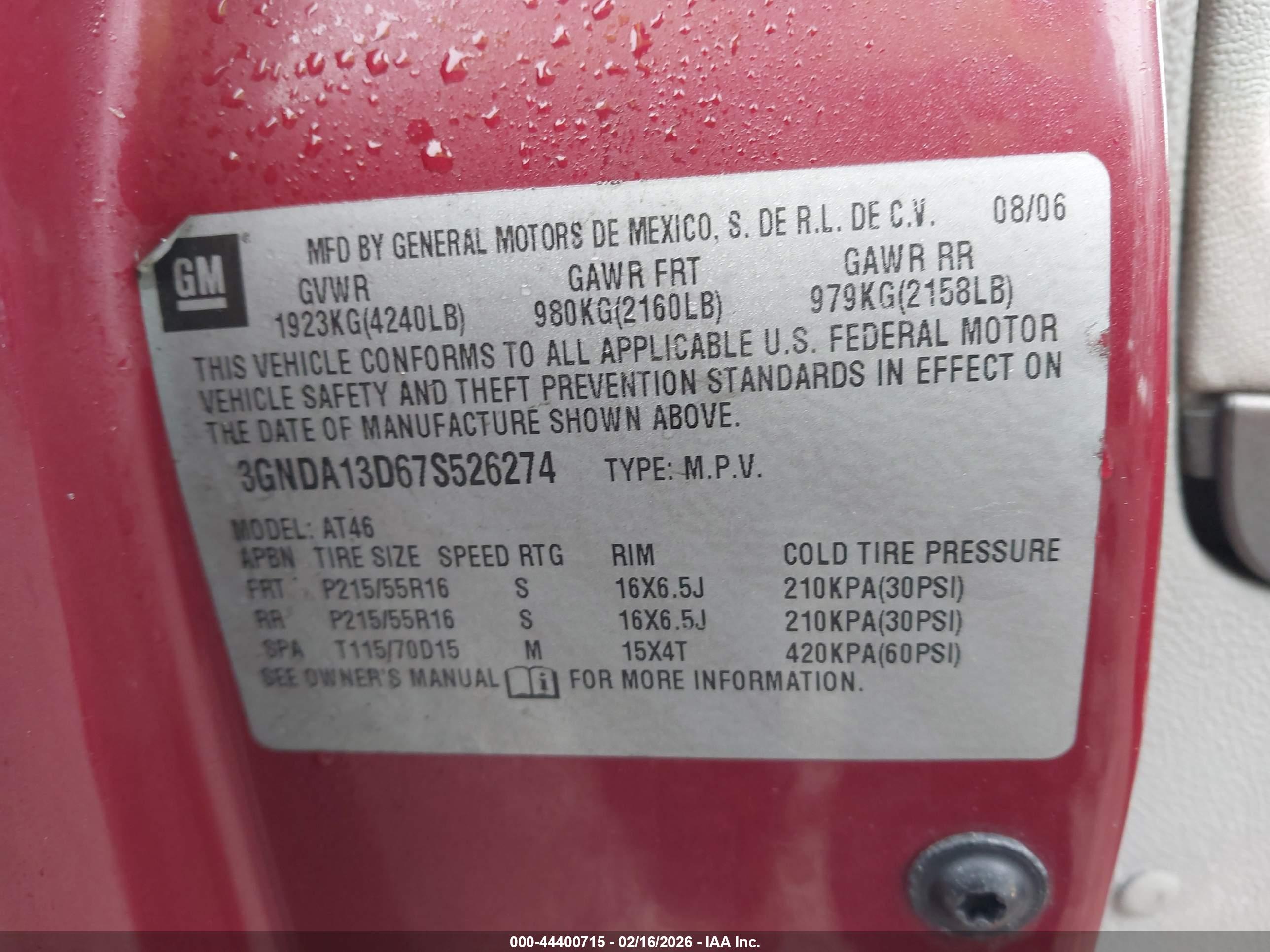 CHEVROLET HHR image 9