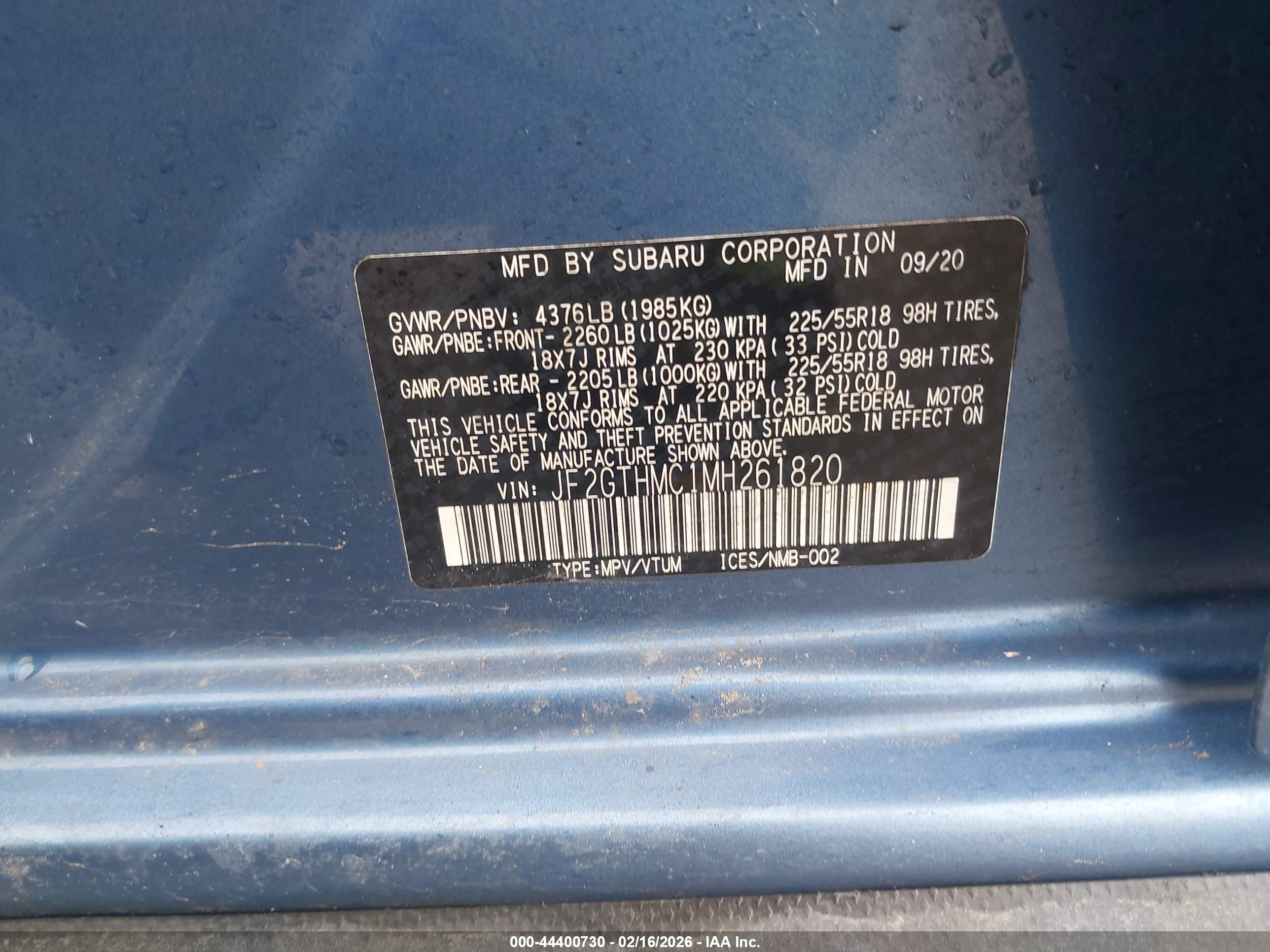 SUBARU CROSSTREK image 9