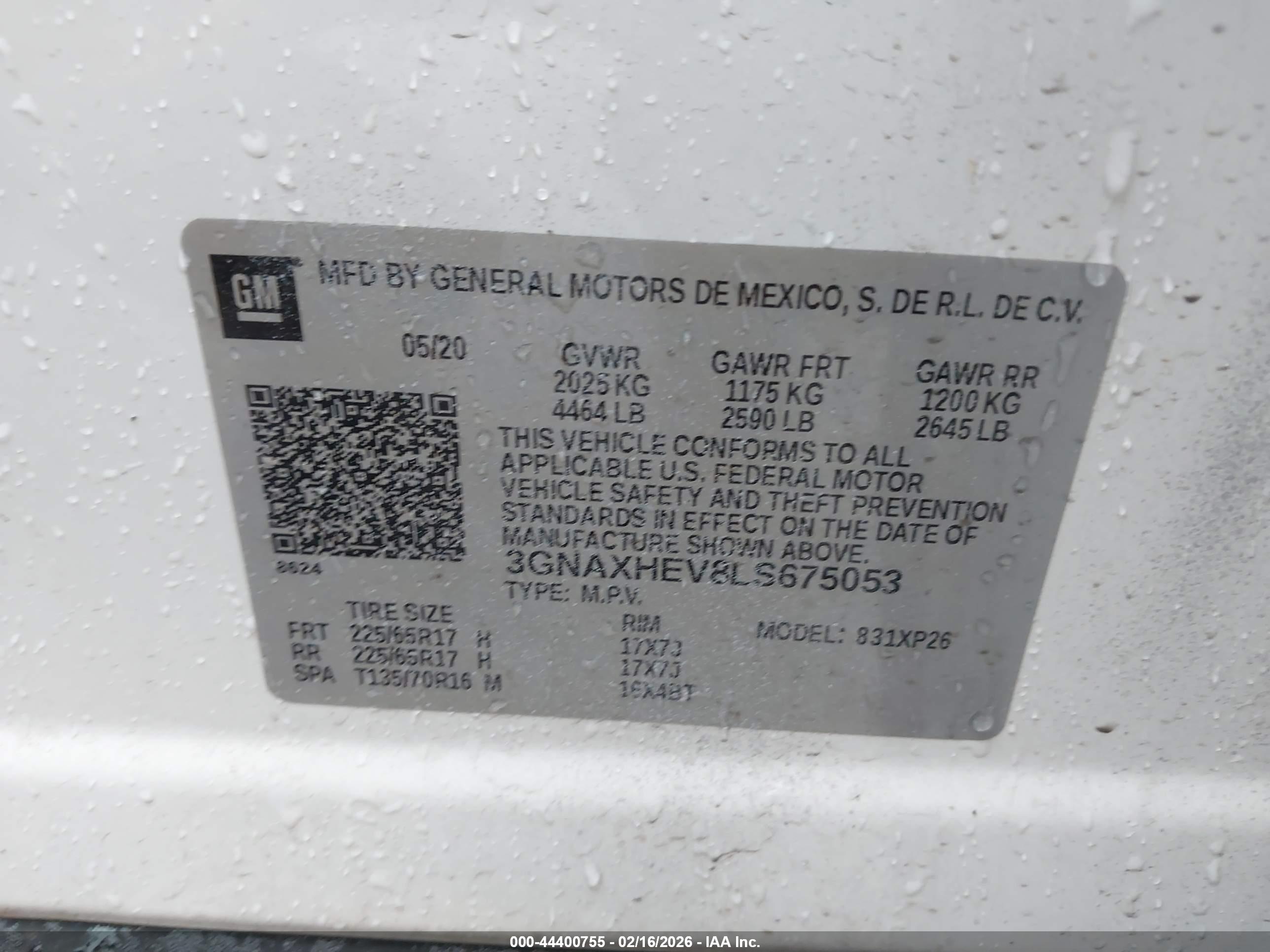 CHEVROLET EQUINOX image 9