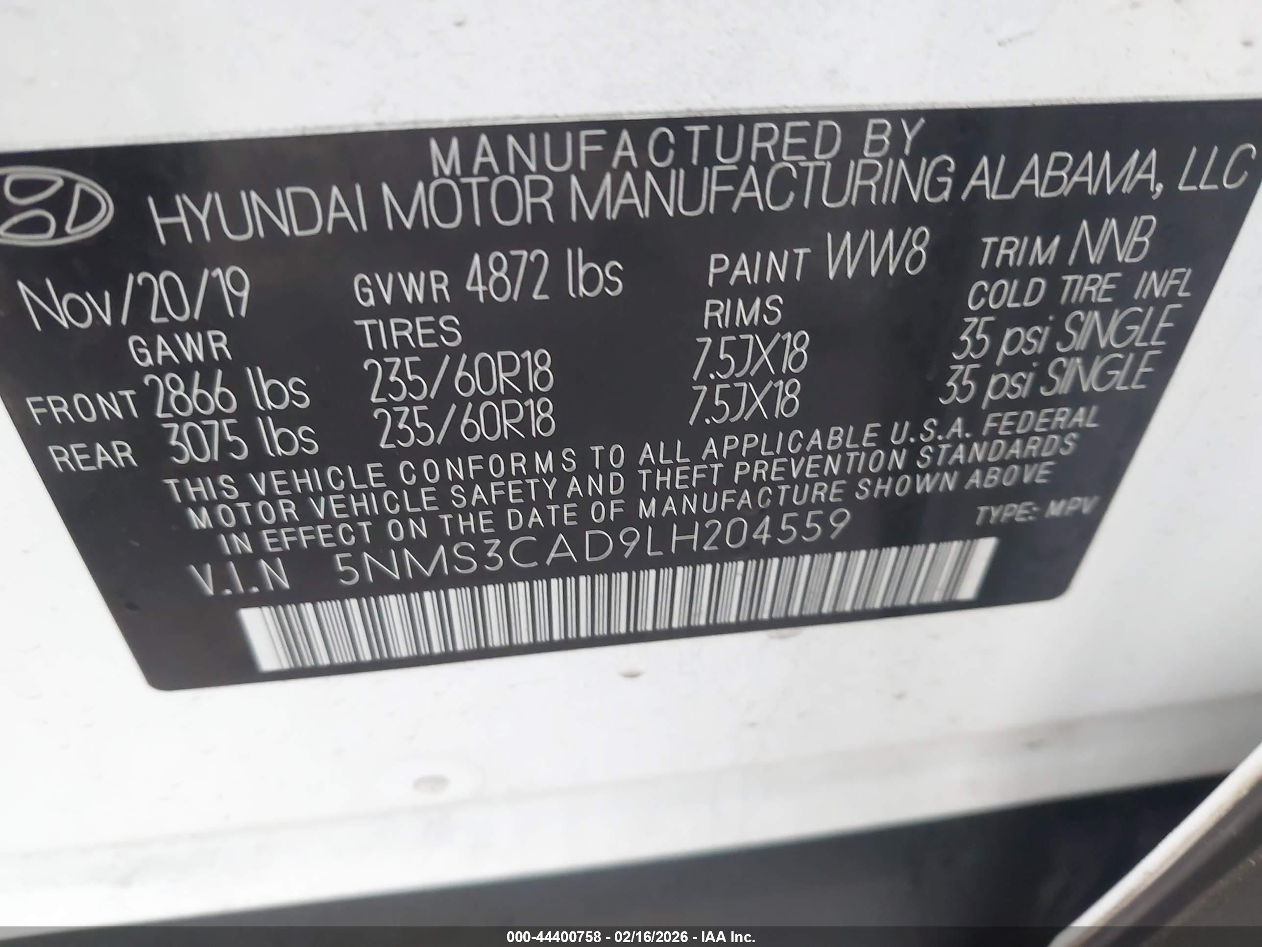 HYUNDAI SANTA image 9