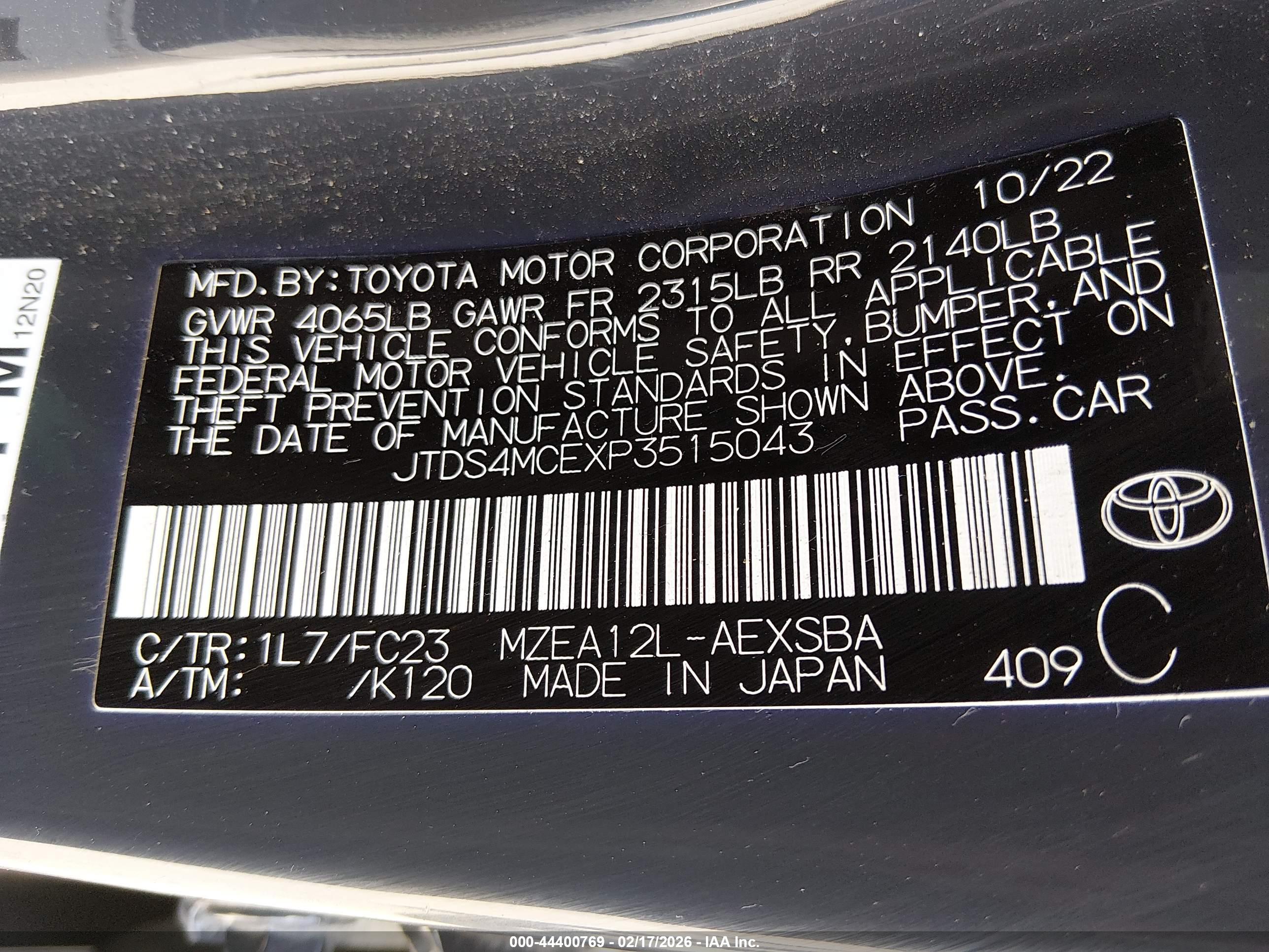 TOYOTA COROLLA image 9