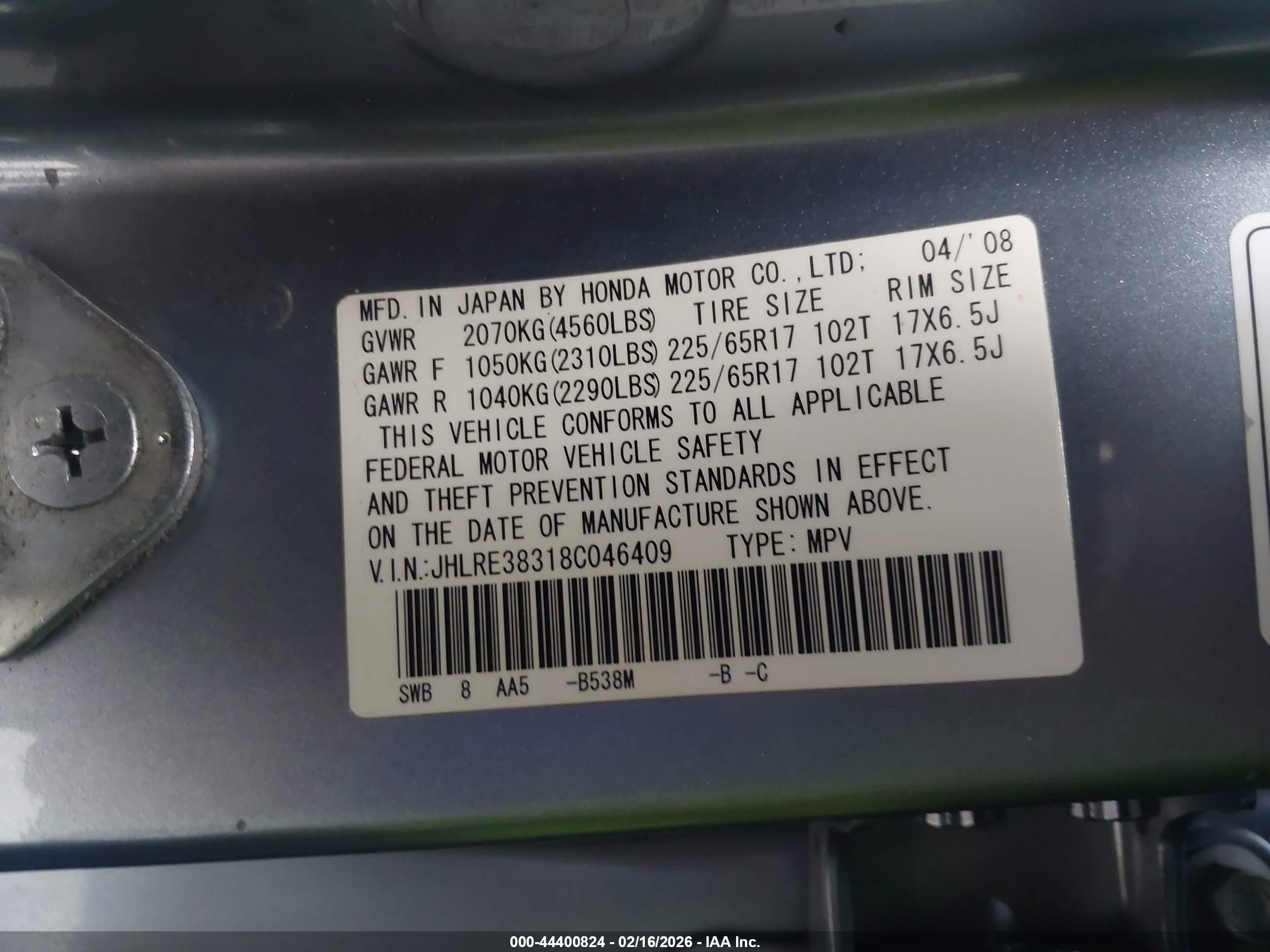 HONDA CR-V image 9