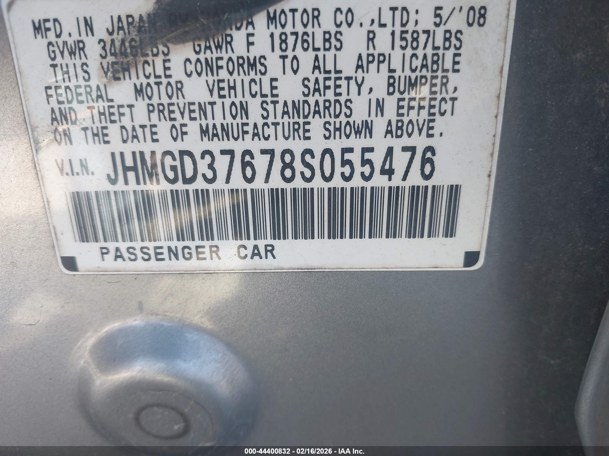 HONDA FIT image 9