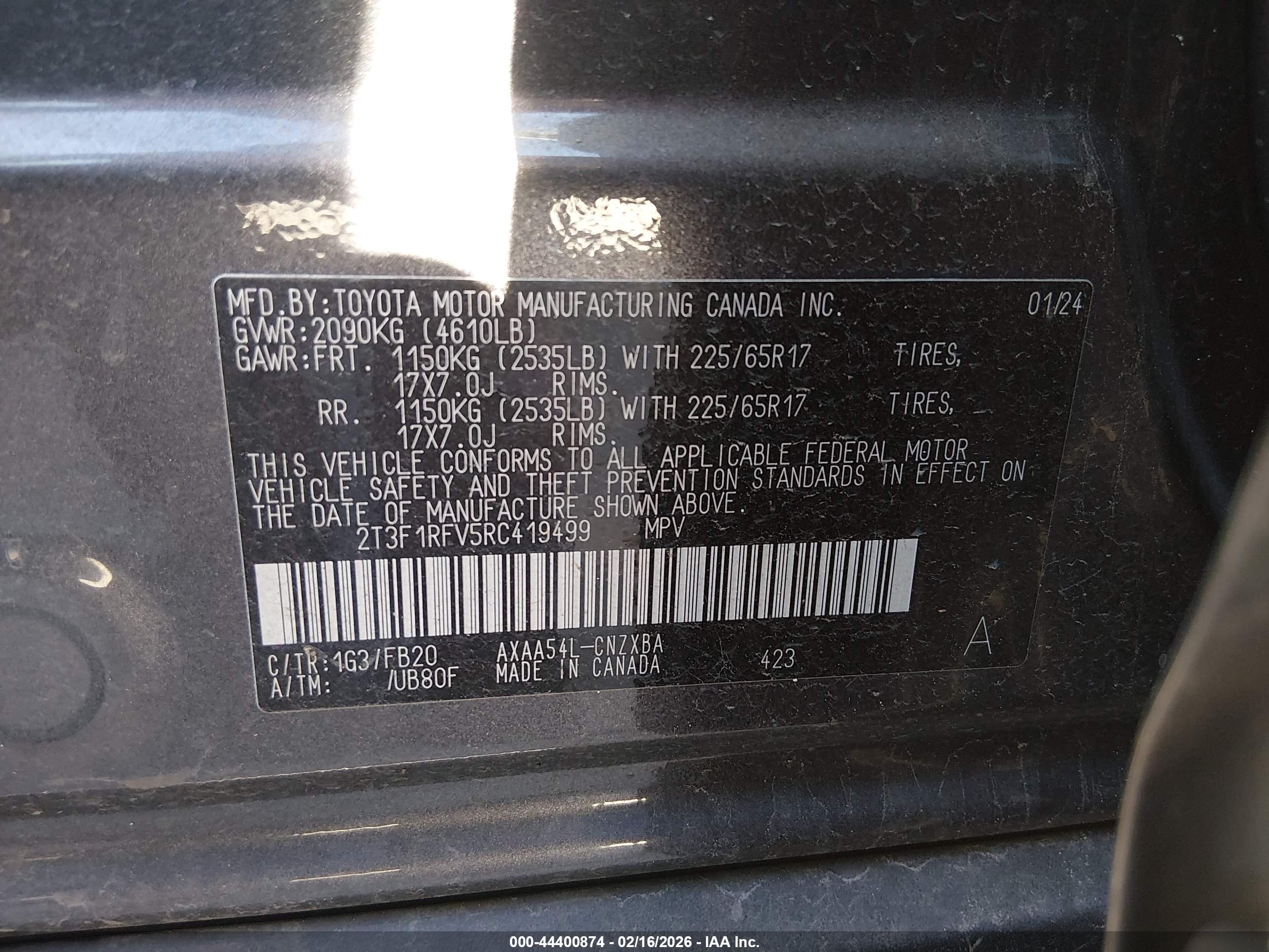 TOYOTA RAV4 image 9