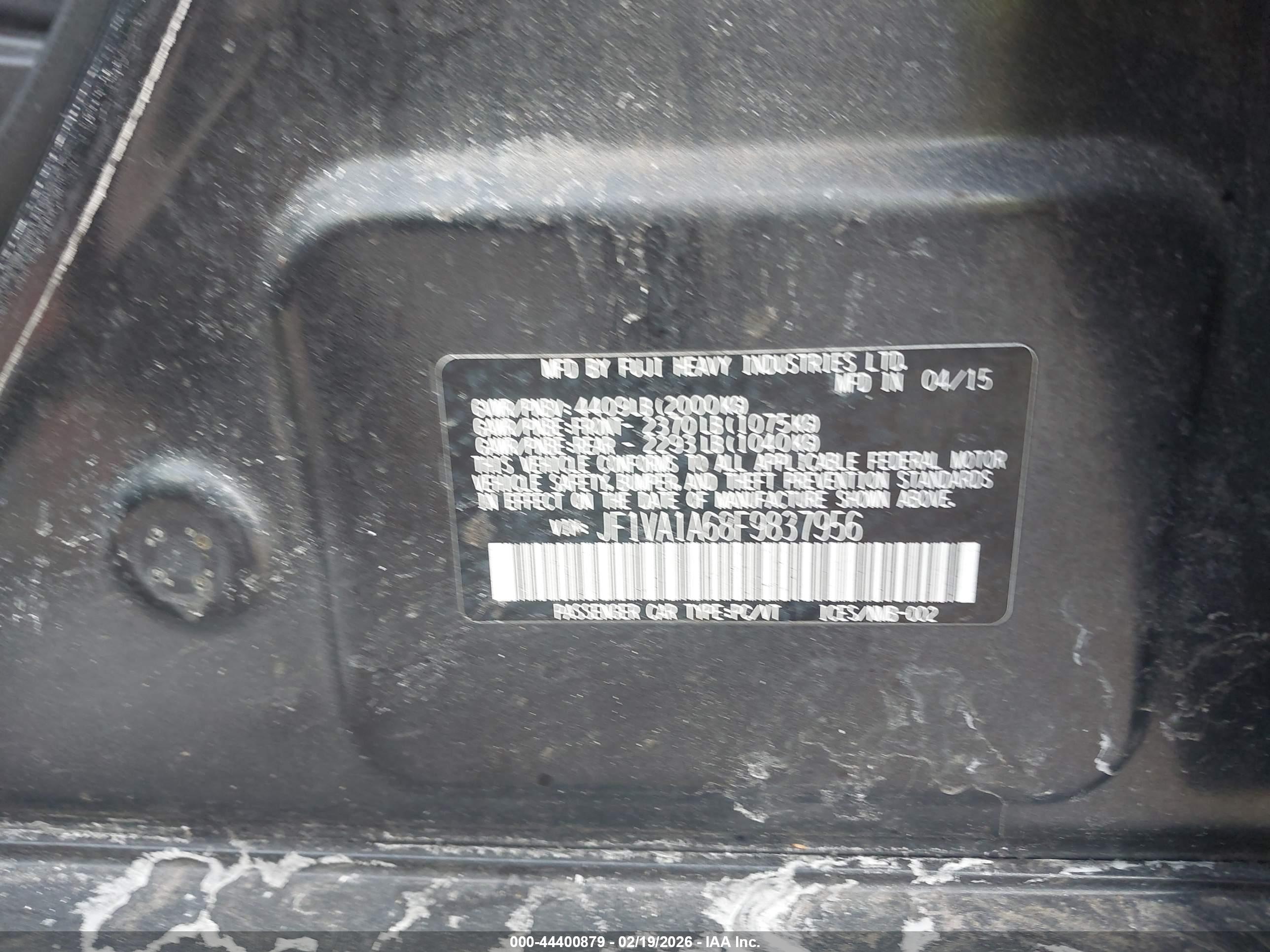 SUBARU WRX image 9