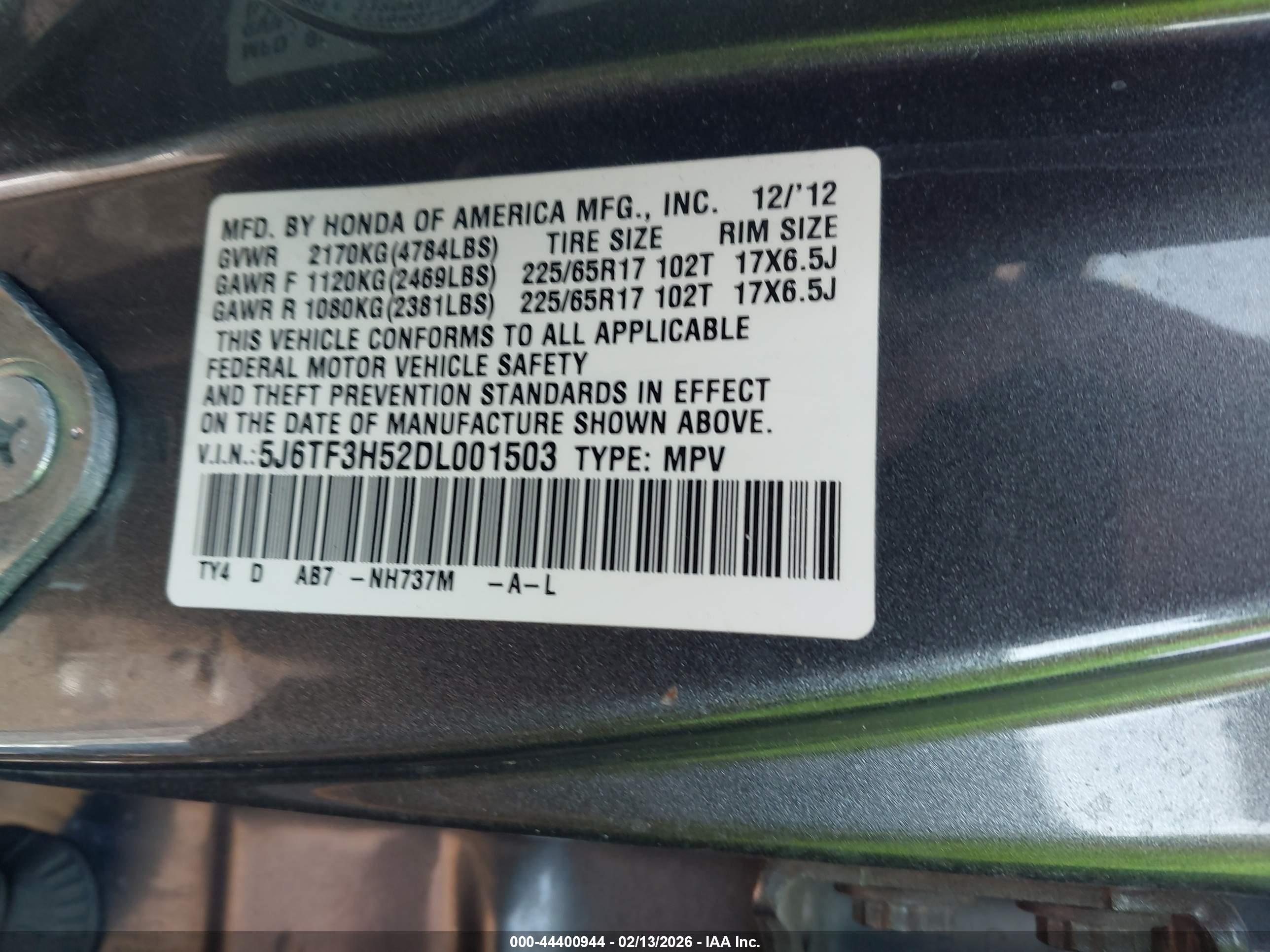 HONDA CROSSTOUR image 9