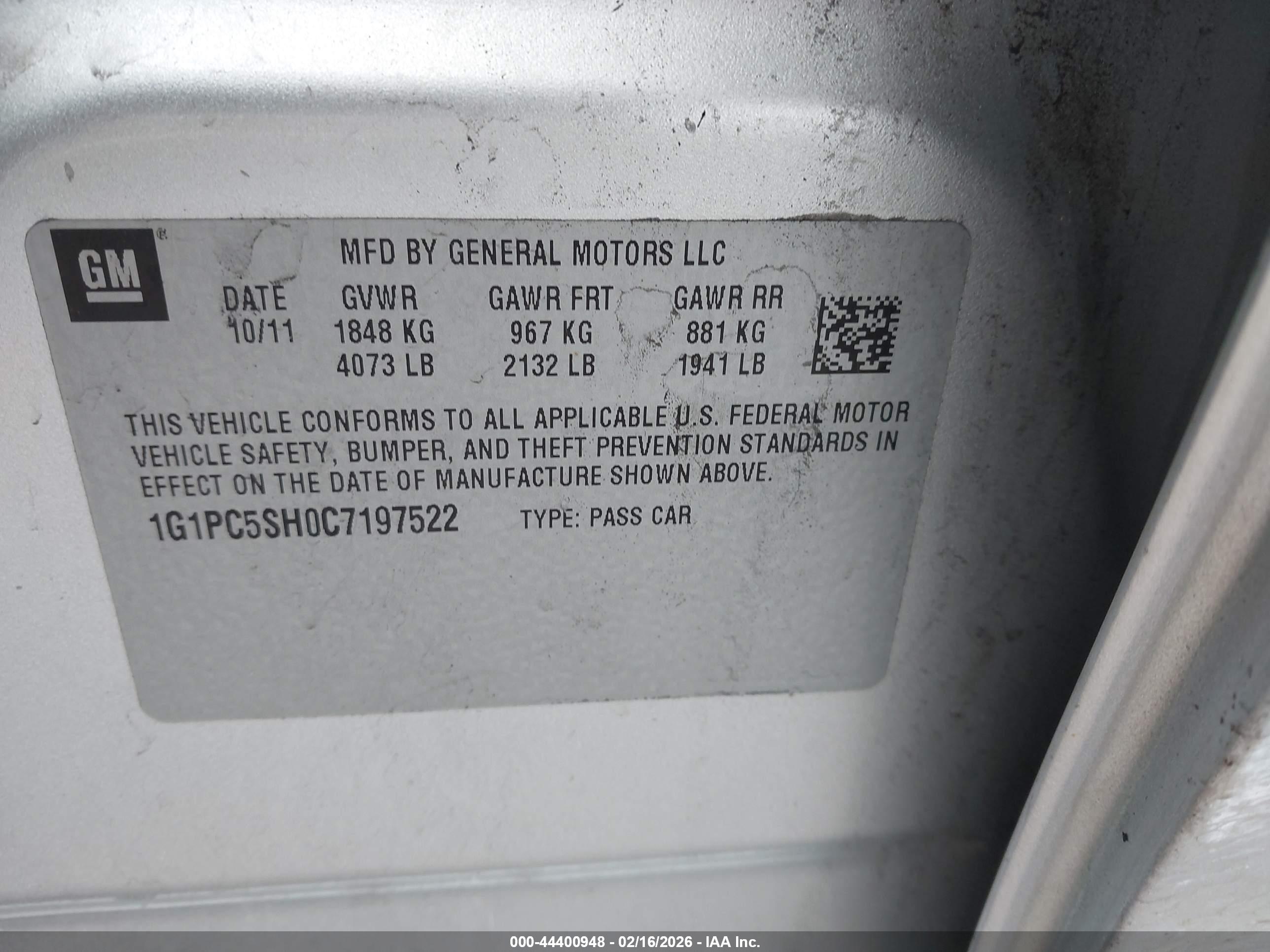 CHEVROLET CRUZE image 9