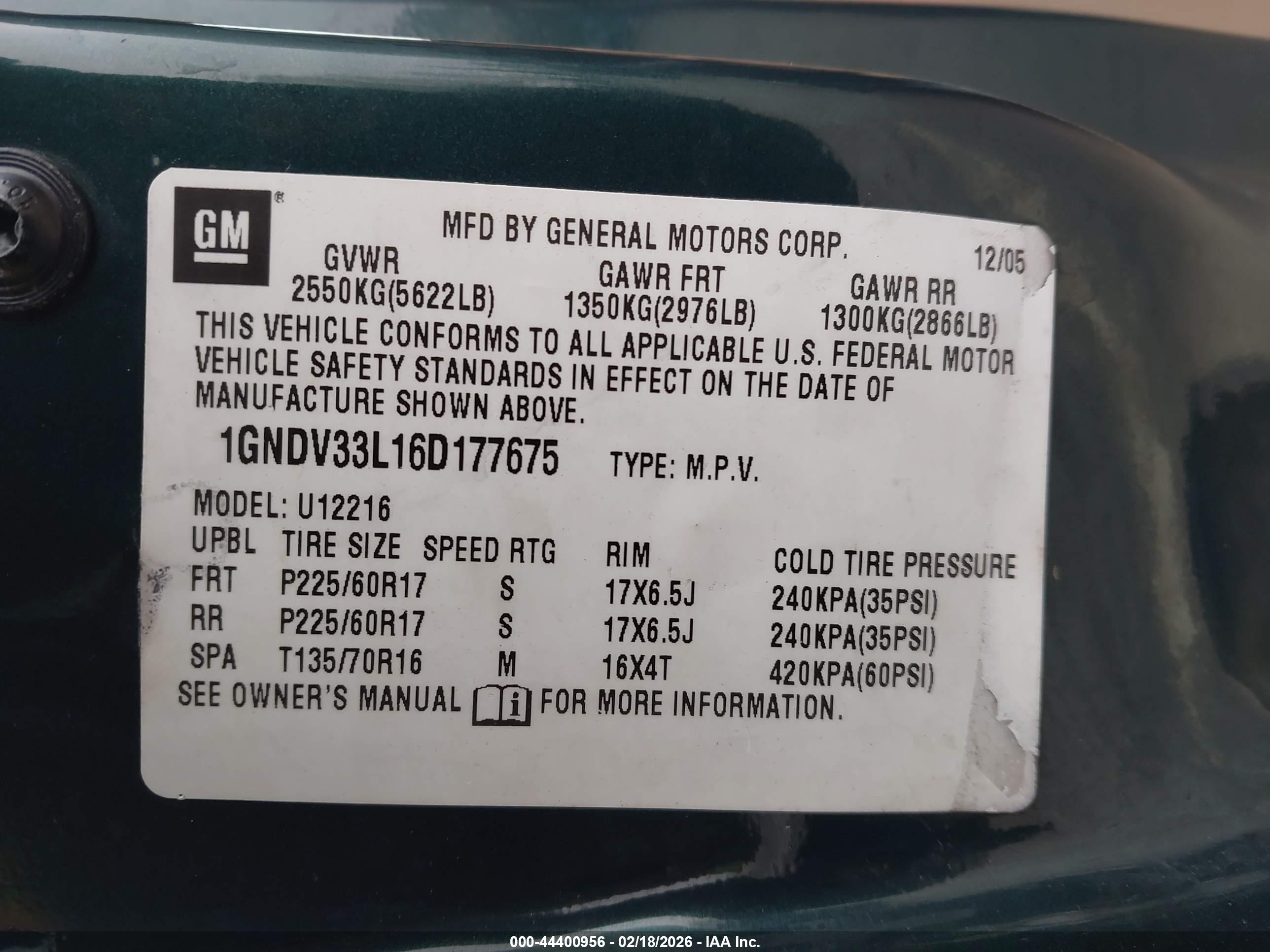 CHEVROLET UPLANDER image 9
