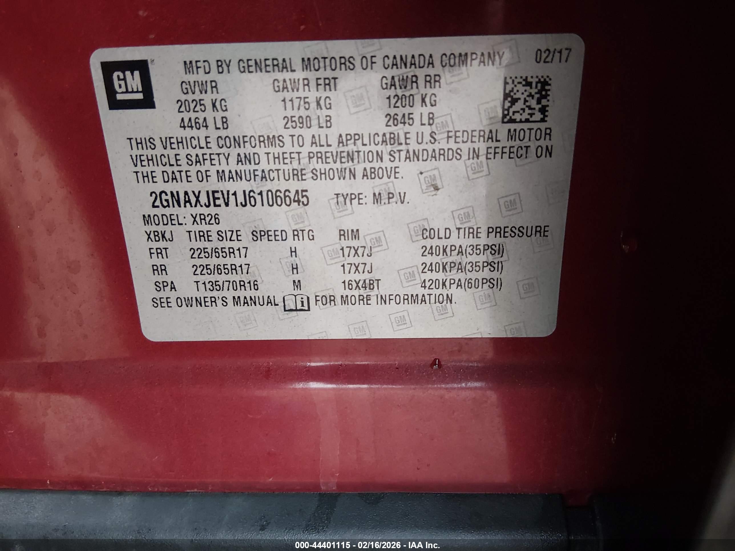 CHEVROLET EQUINOX image 9