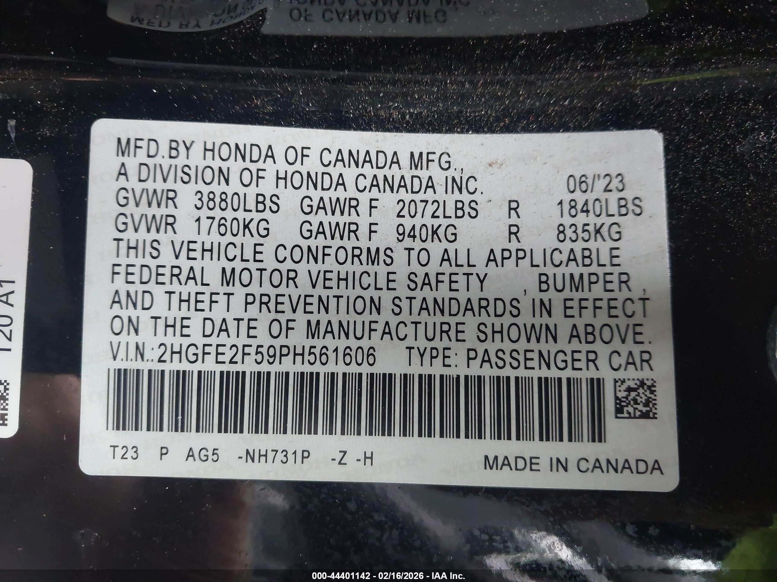 HONDA CIVIC image 9