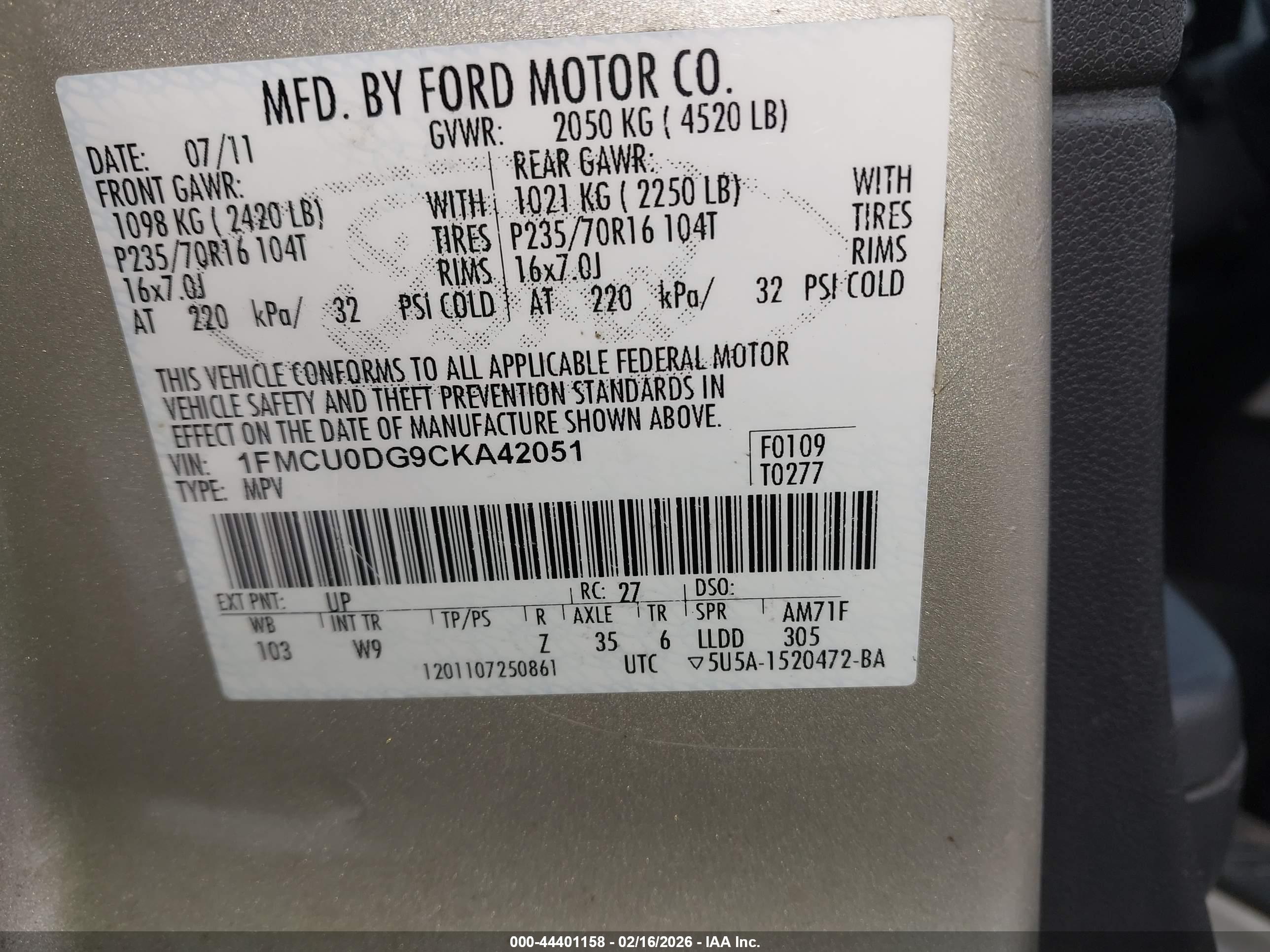 FORD ESCAPE image 9