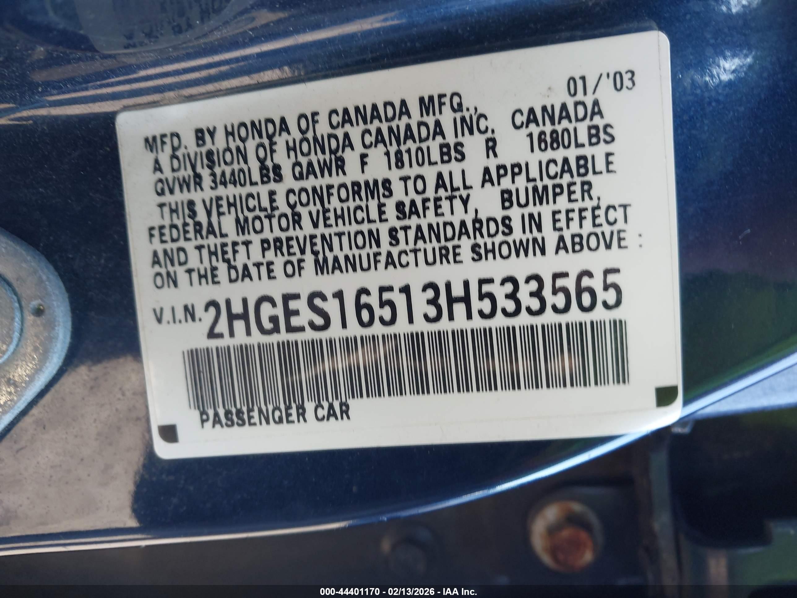 HONDA CIVIC image 9