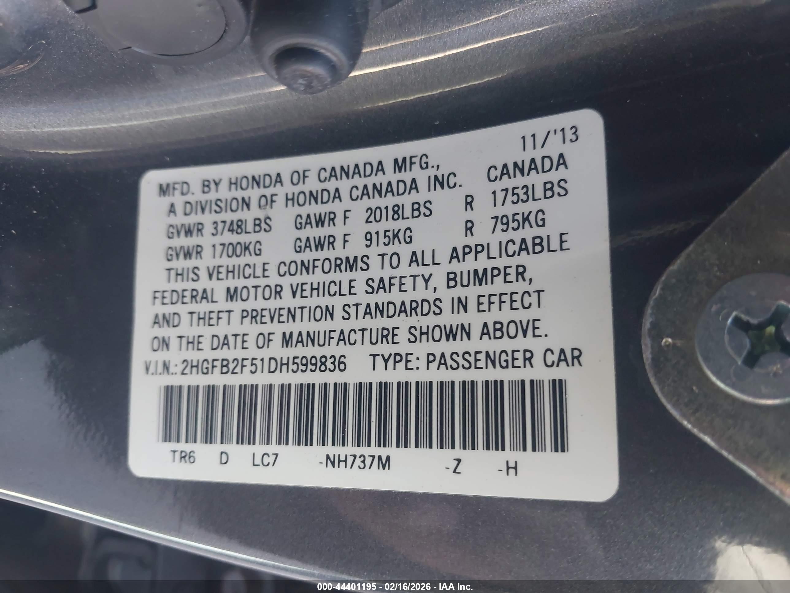 HONDA CIVIC image 9