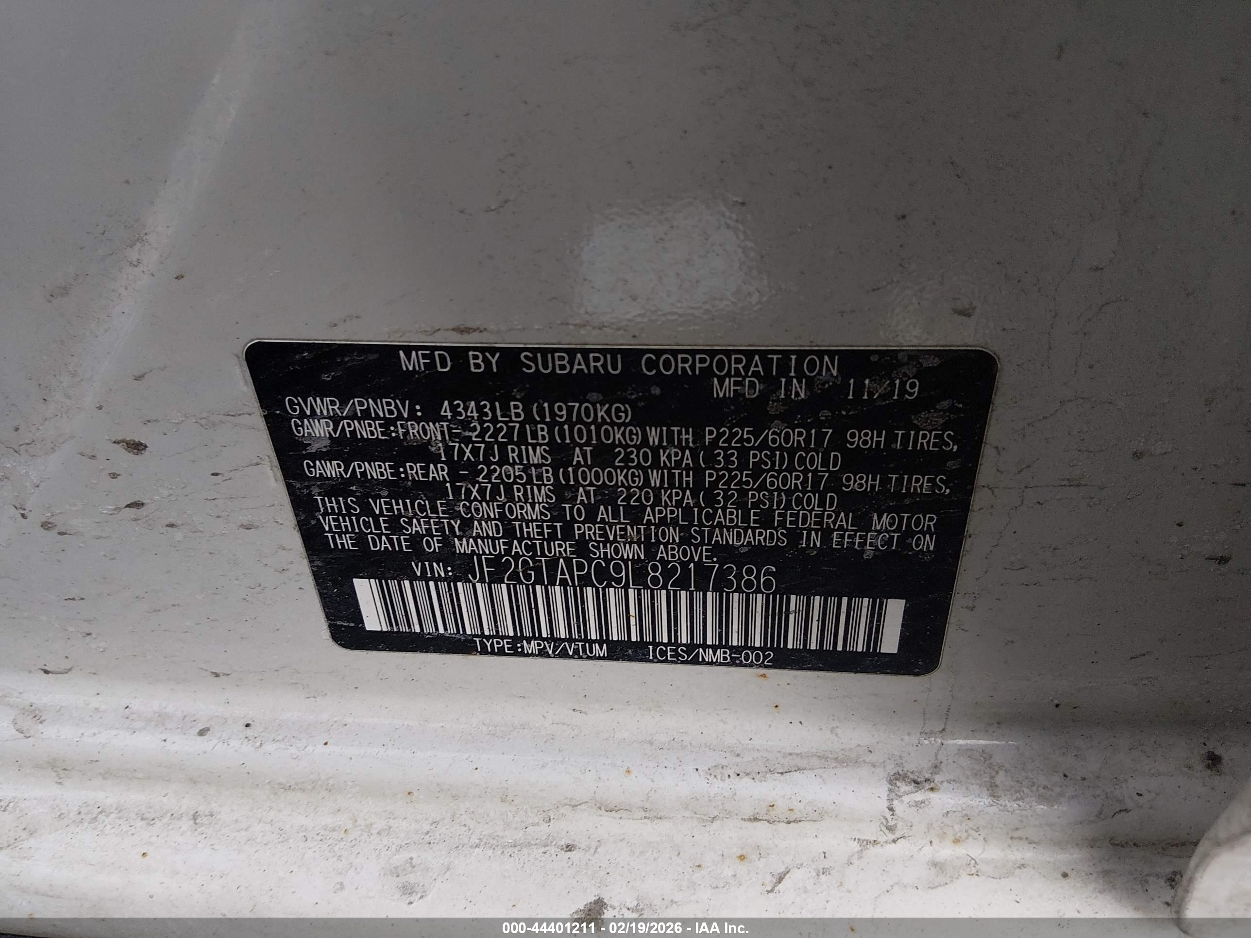 SUBARU CROSSTREK image 9