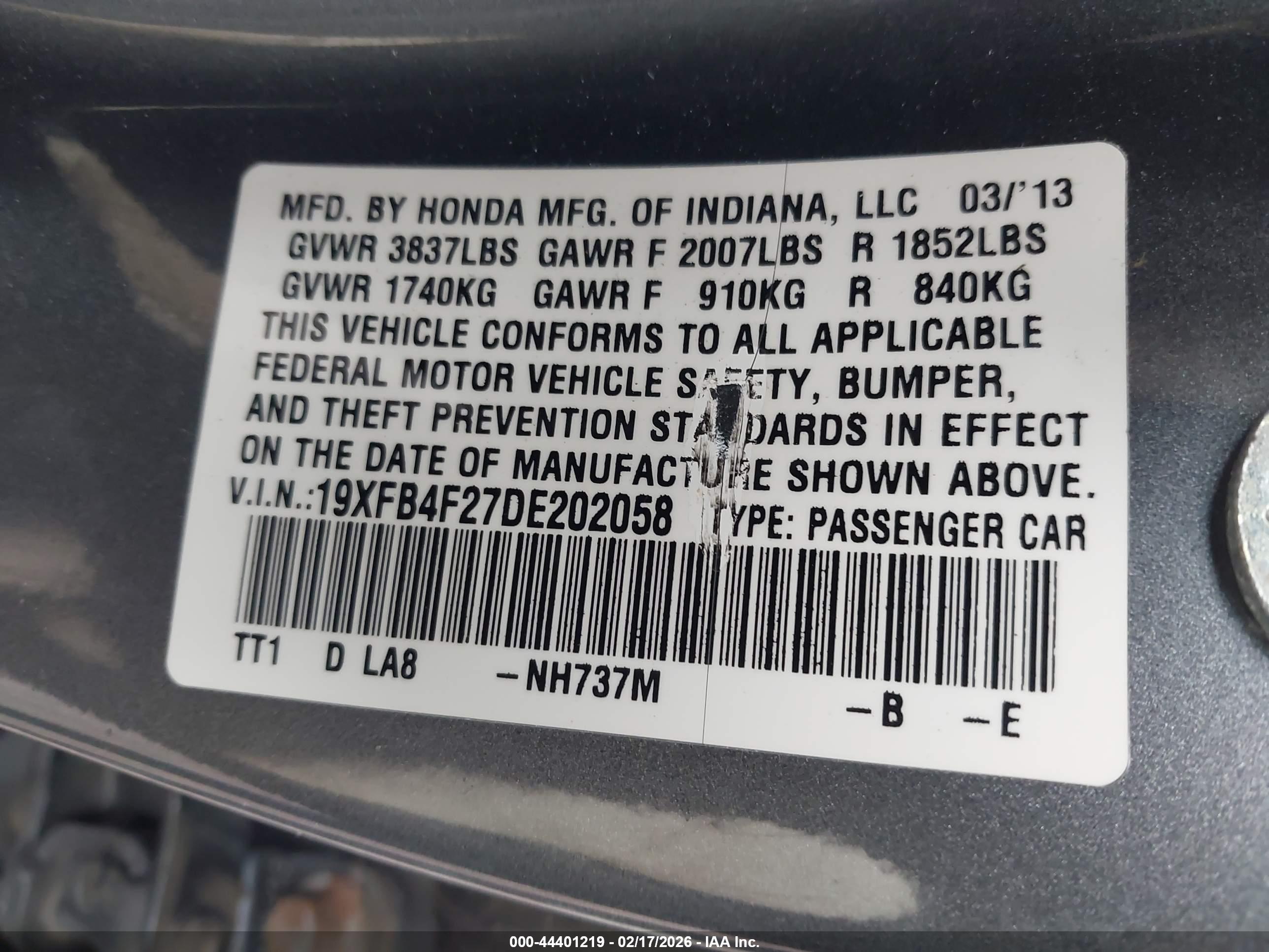 HONDA CIVIC image 9