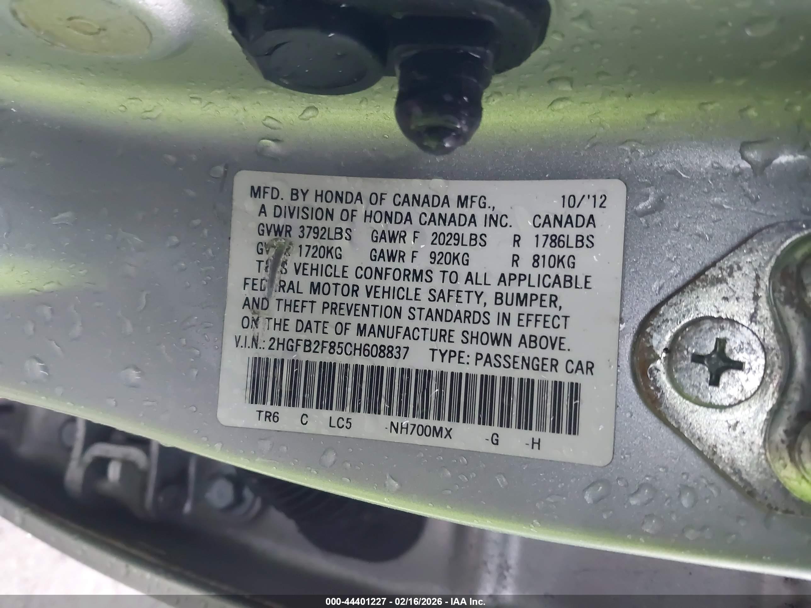 HONDA CIVIC image 9