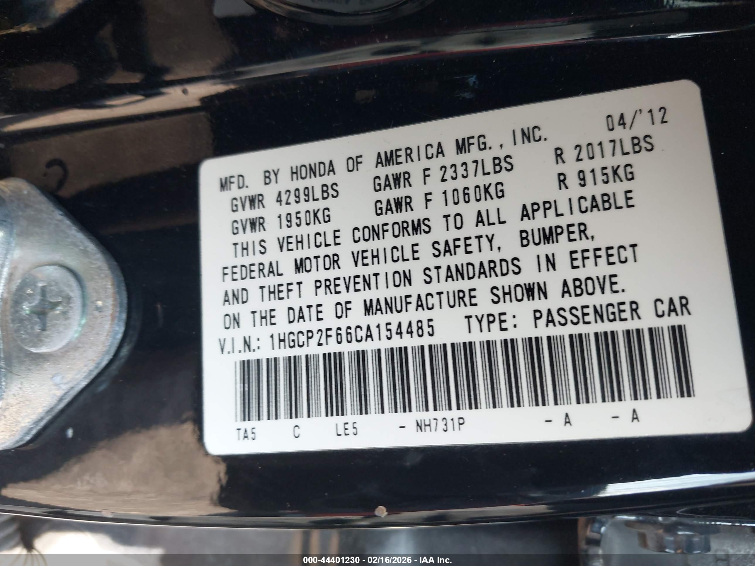 HONDA ACCORD image 9