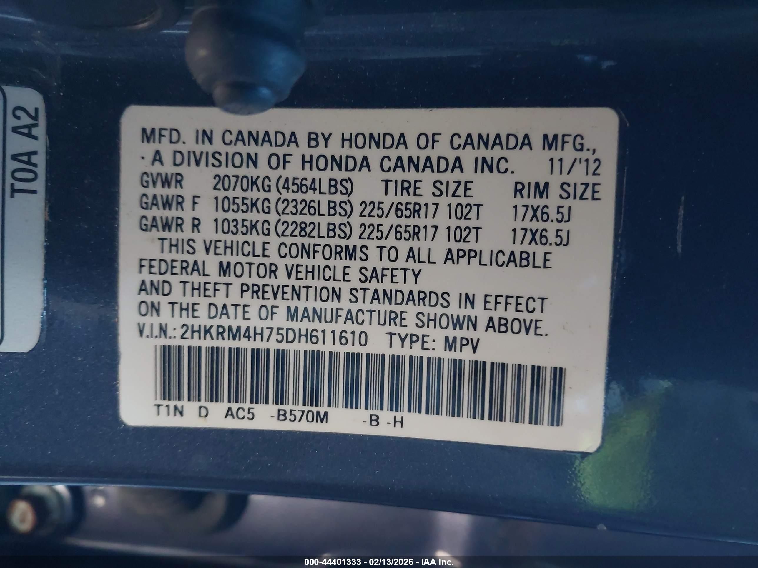 HONDA CR-V image 9