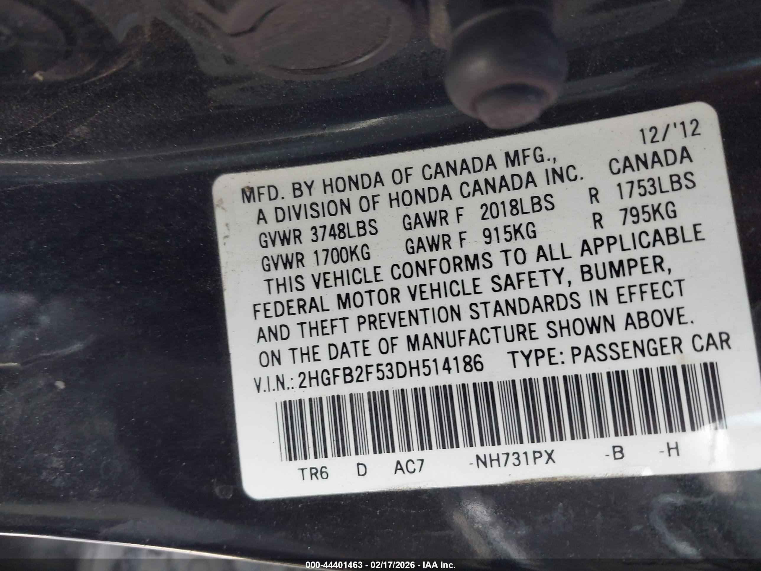 HONDA CIVIC image 9