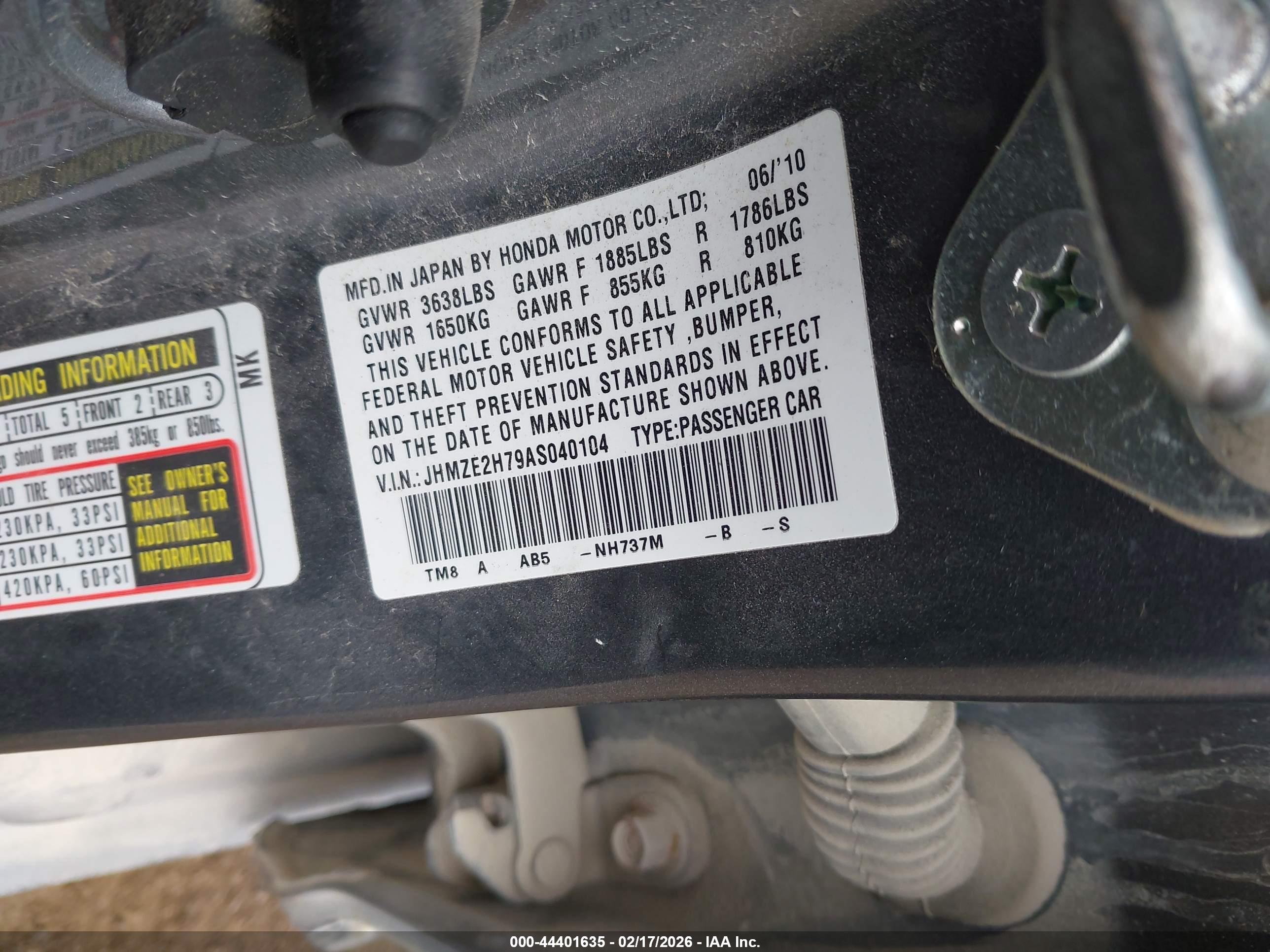 HONDA INSIGHT image 9