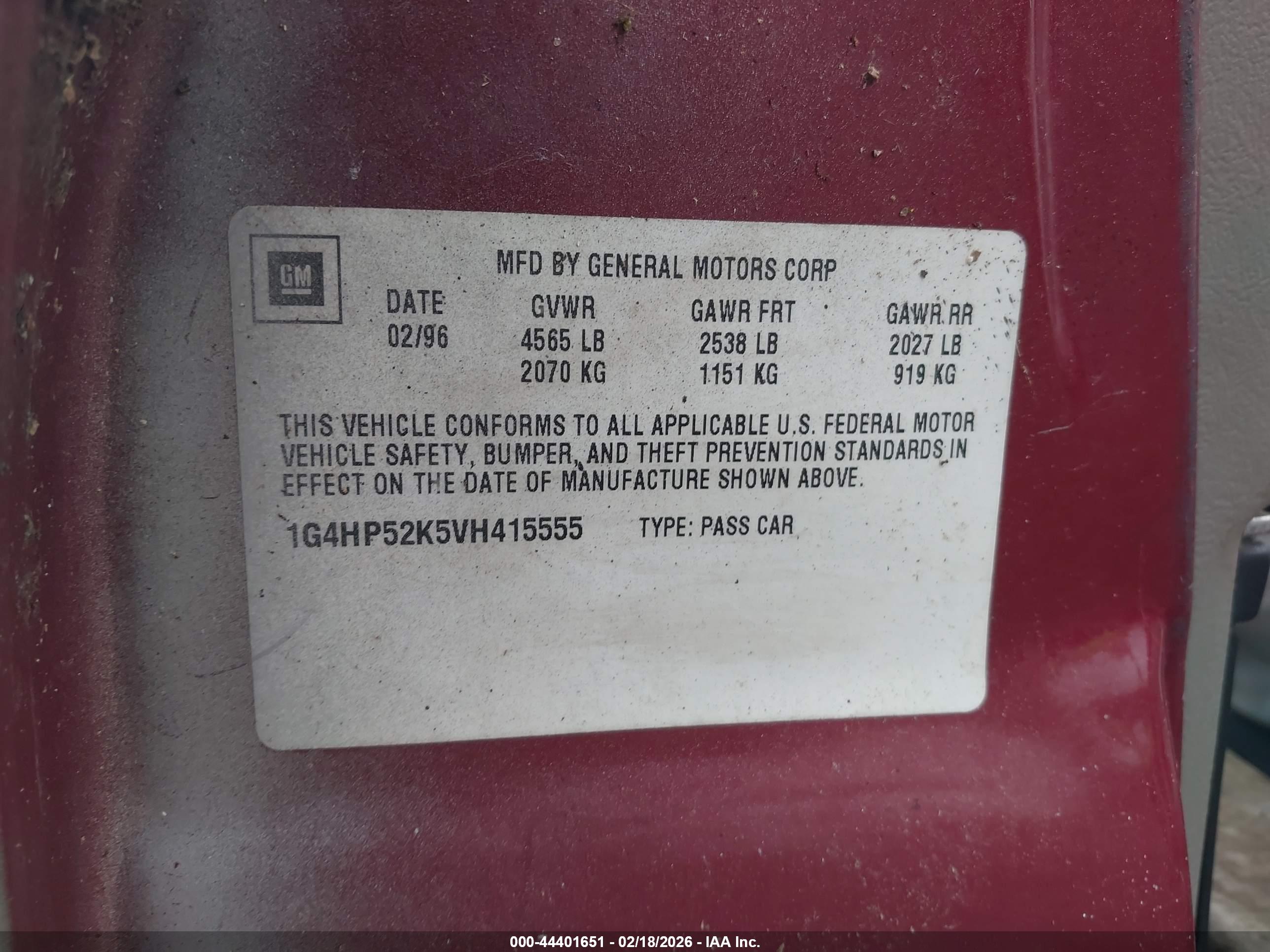 BUICK LESABRE image 9