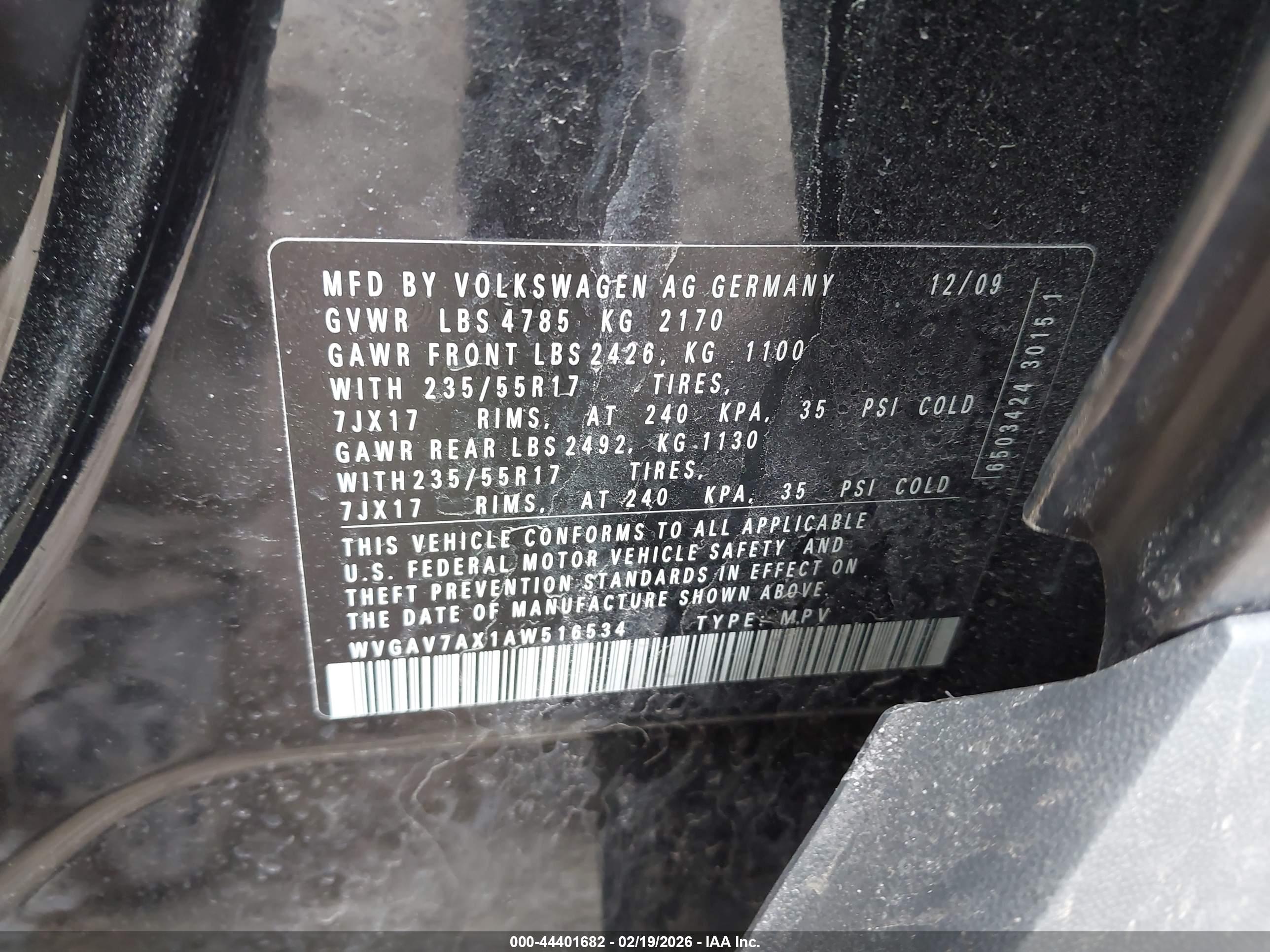 VOLKSWAGEN TIGUAN image 9