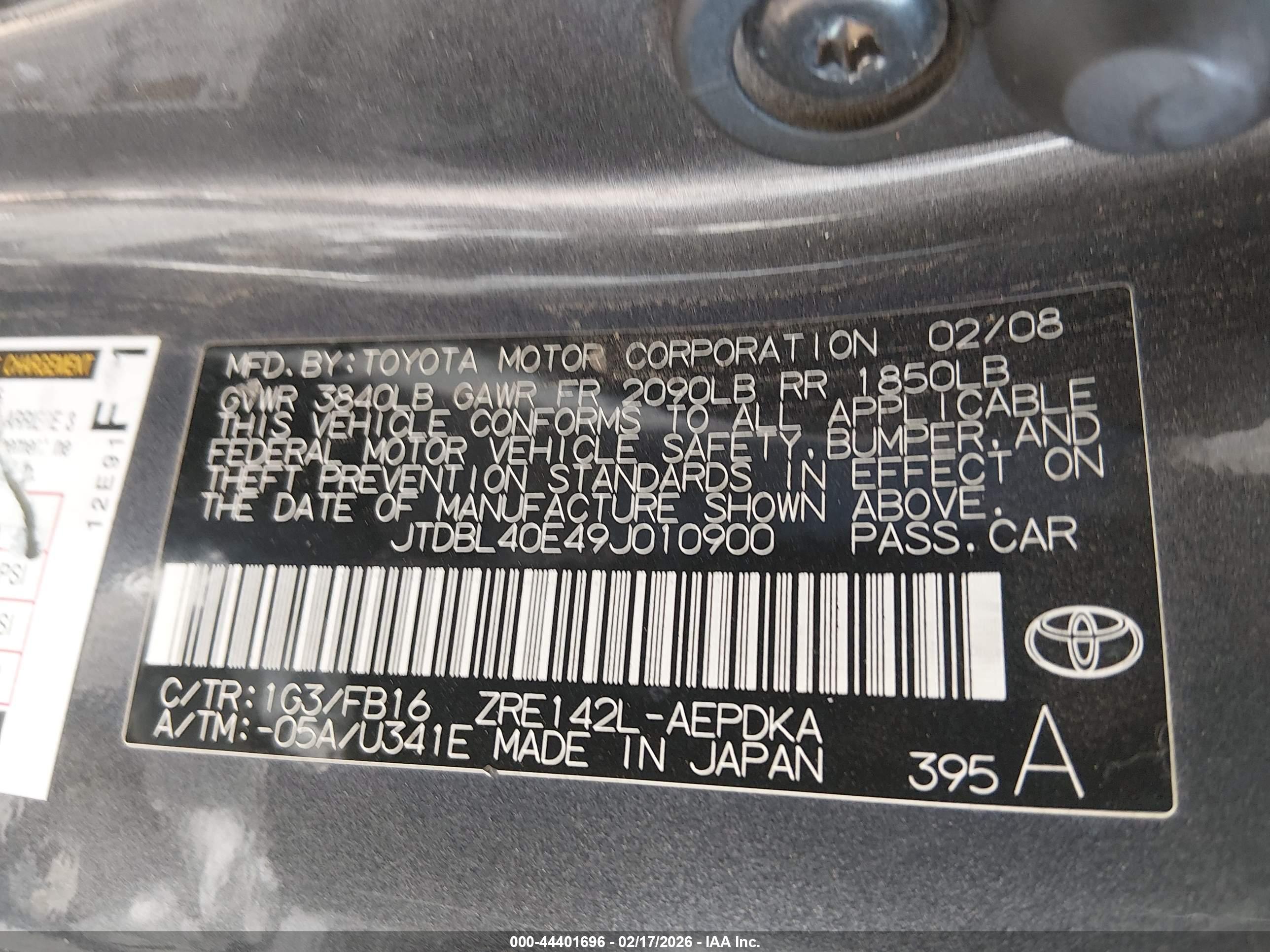 TOYOTA COROLLA image 9