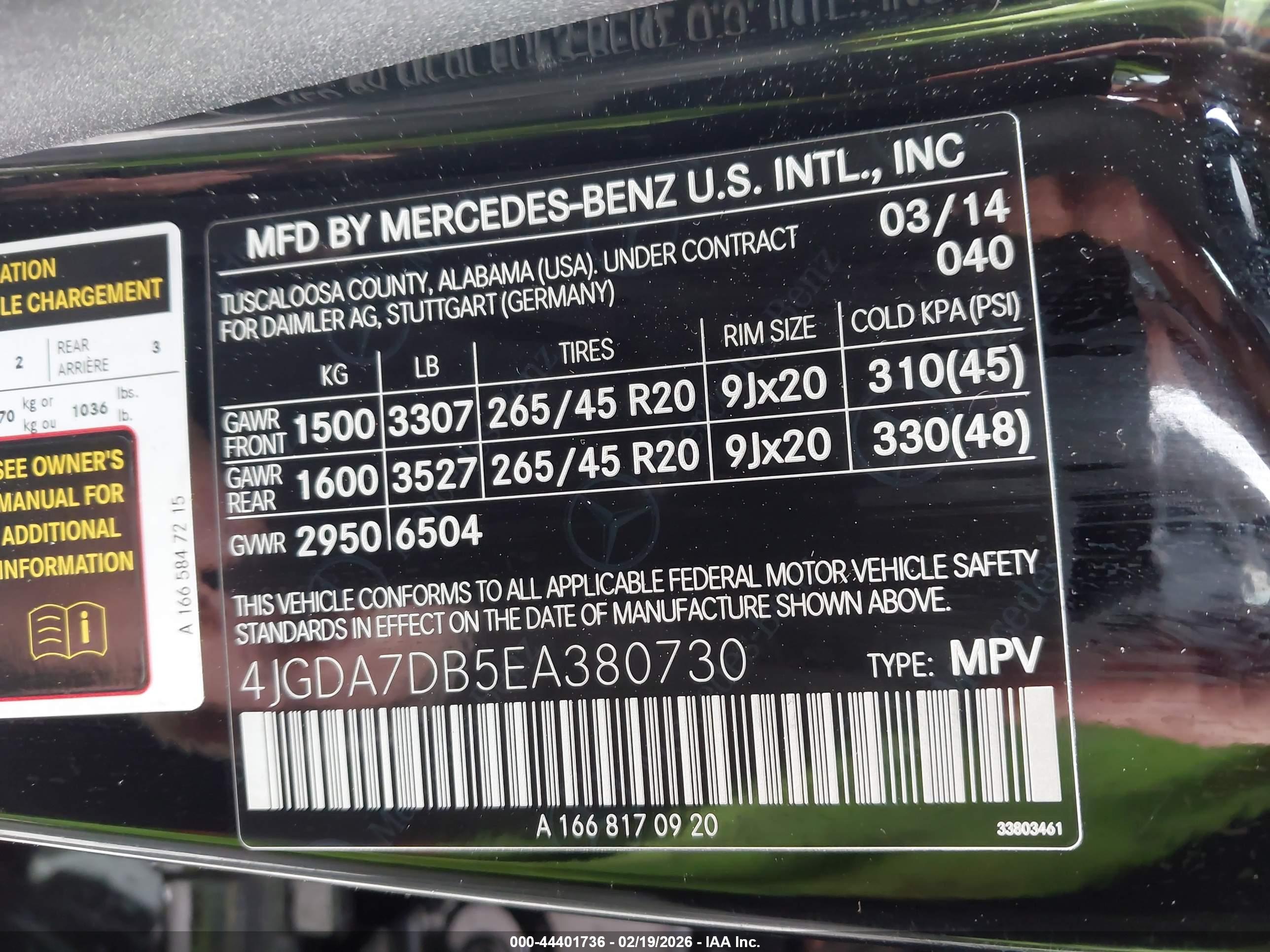MERCEDES-BENZ ML image 9