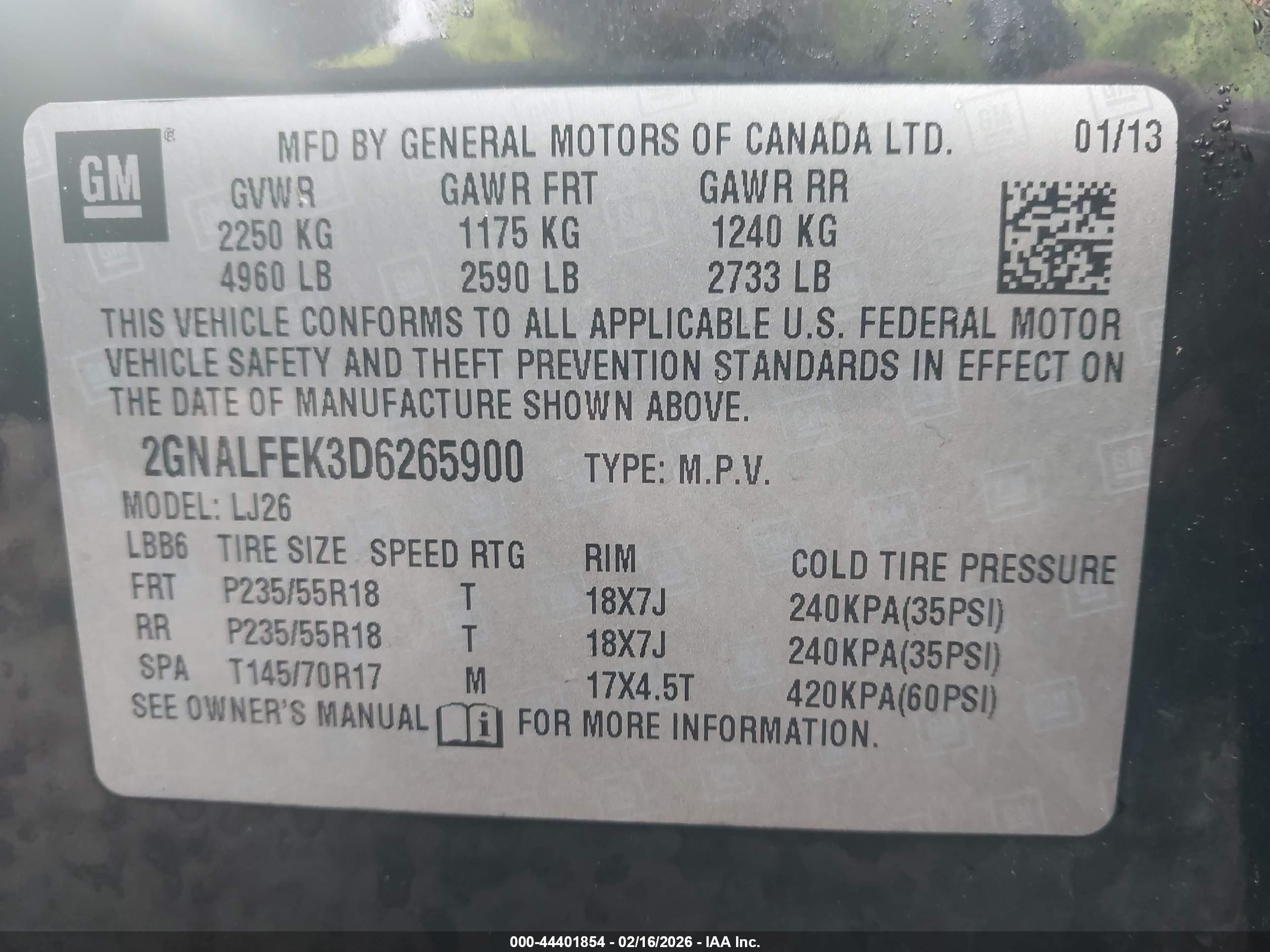 CHEVROLET EQUINOX image 9
