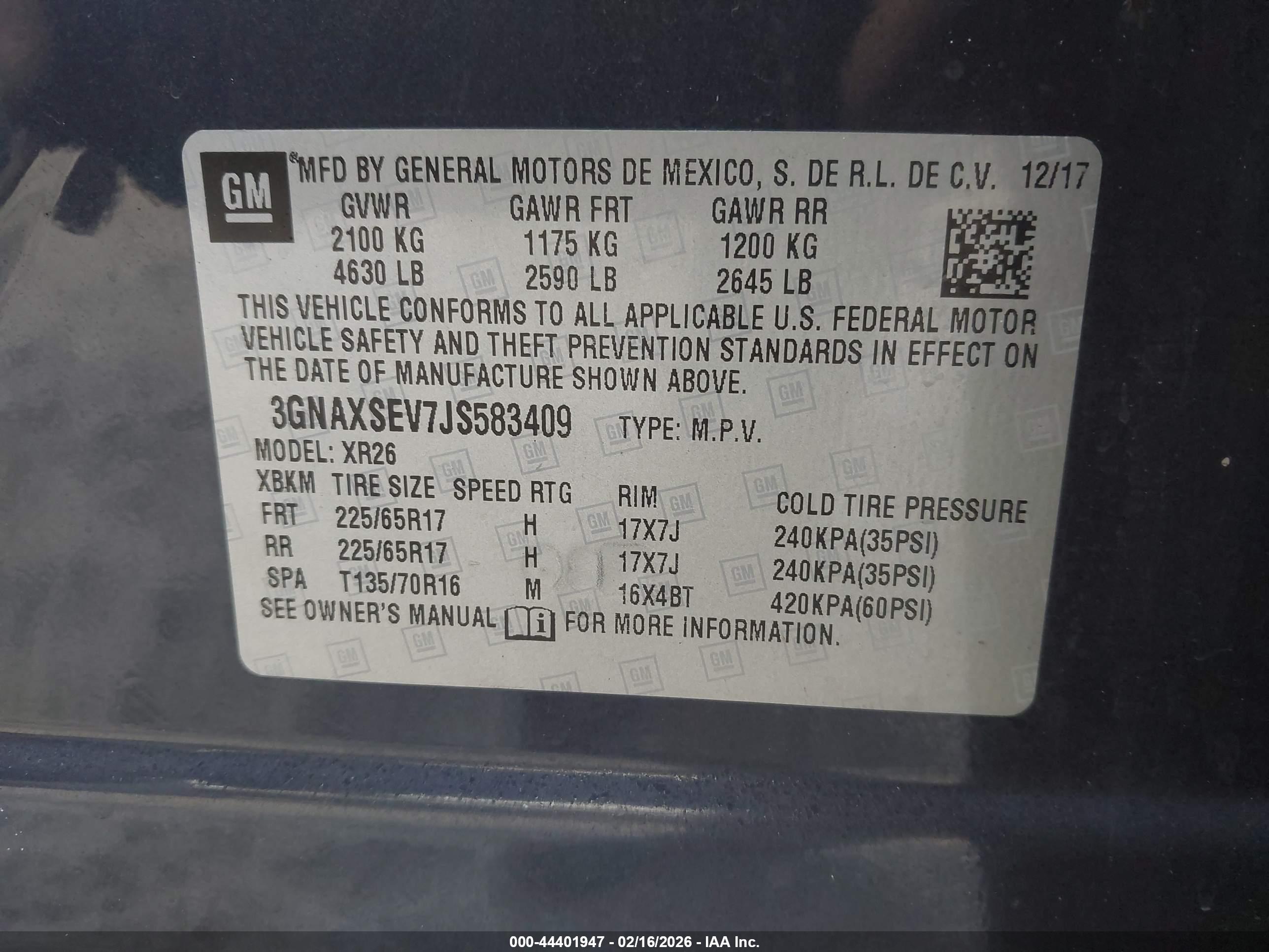 CHEVROLET EQUINOX image 9
