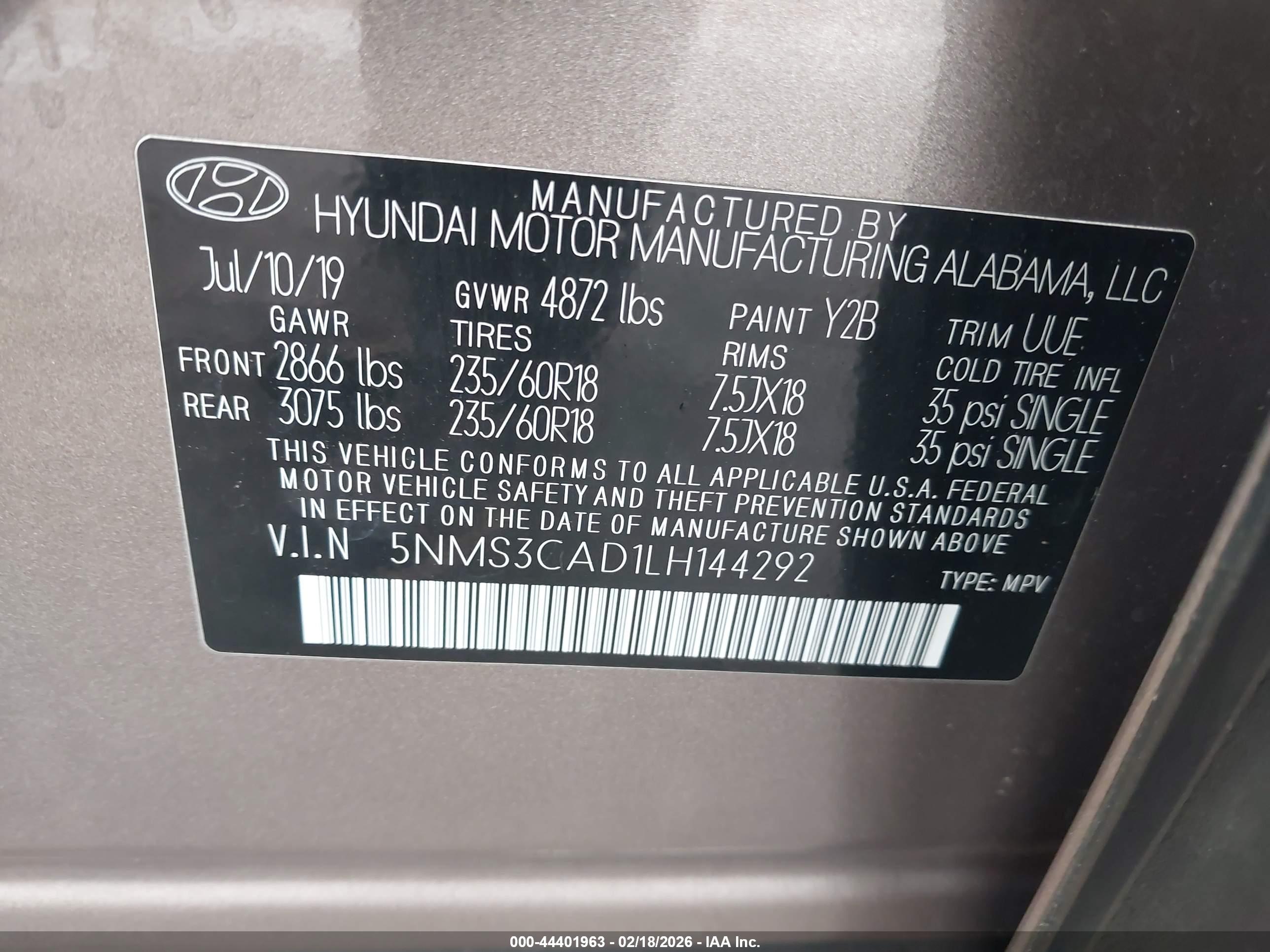 HYUNDAI SANTA image 9