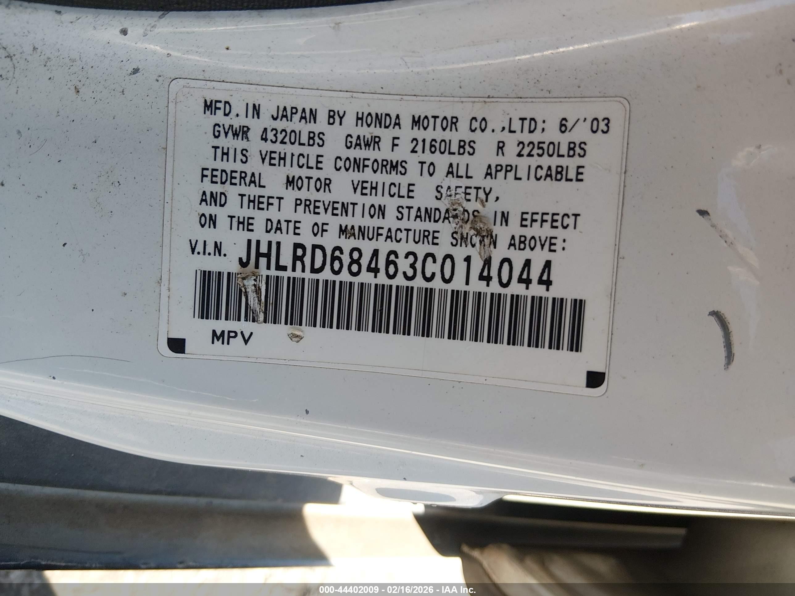 HONDA CR-V image 9