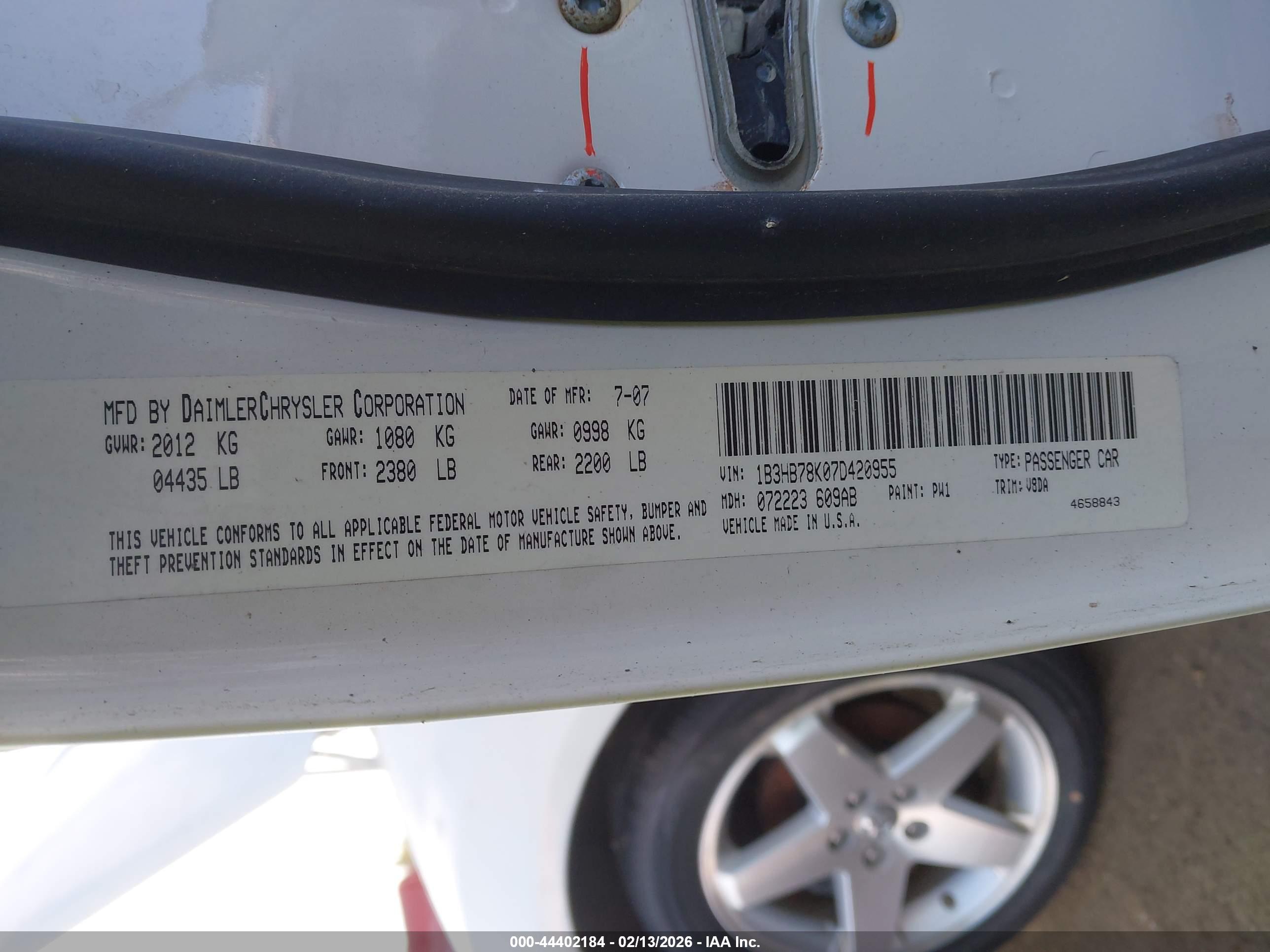 DODGE CALIBER image 9