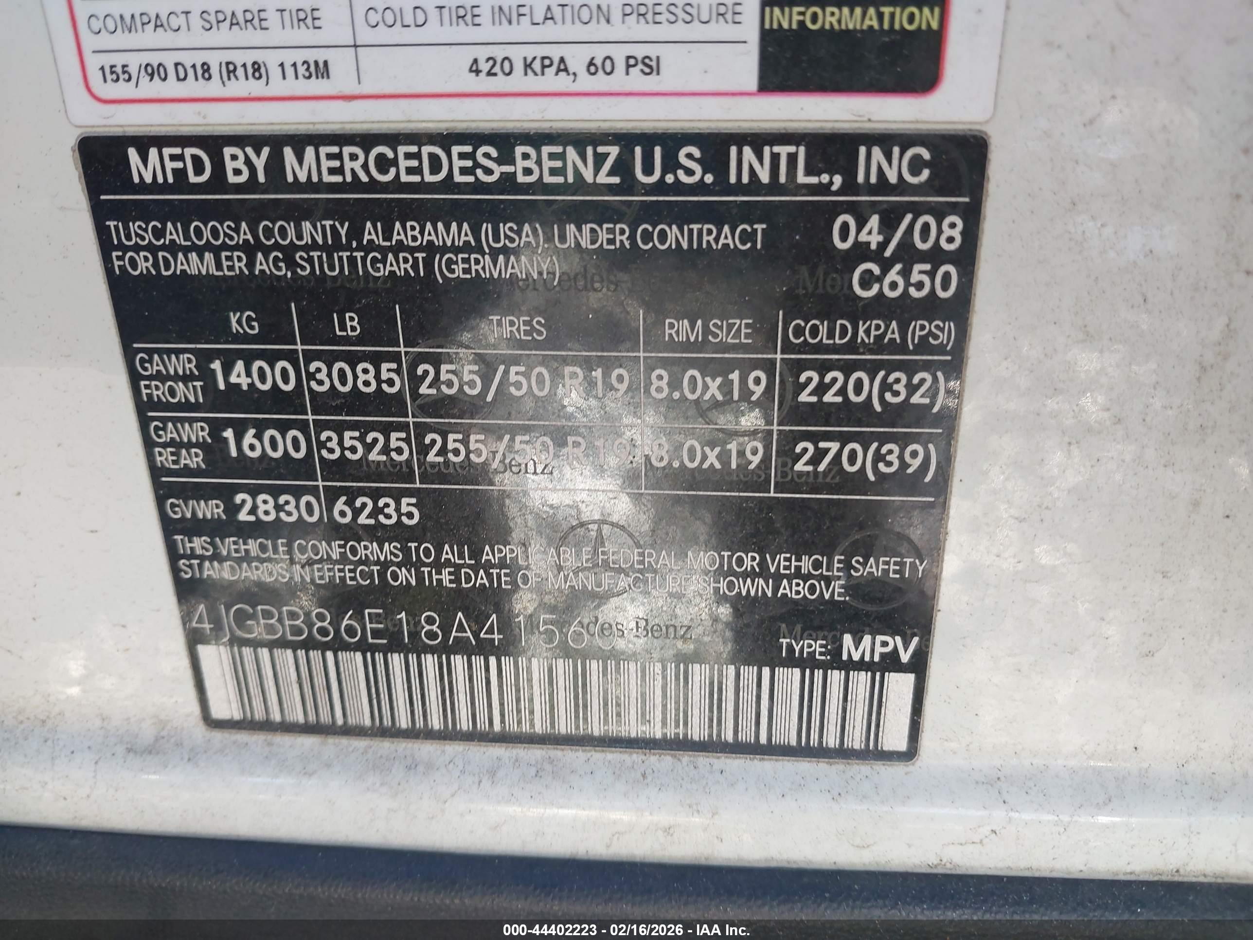 MERCEDES-BENZ ML image 9