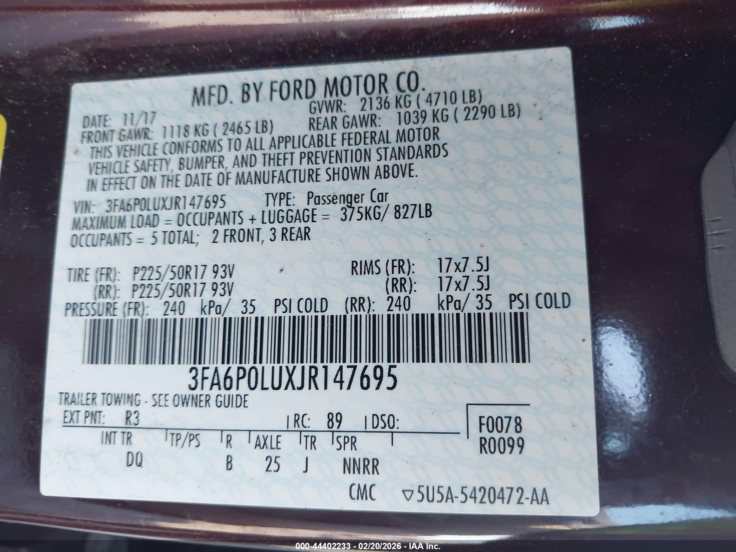 FORD FUSION image 9