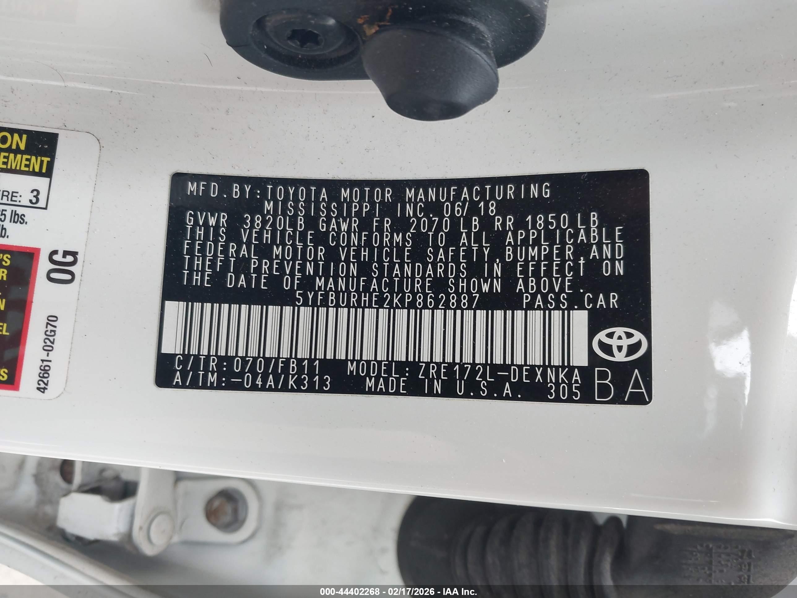 TOYOTA COROLLA image 9