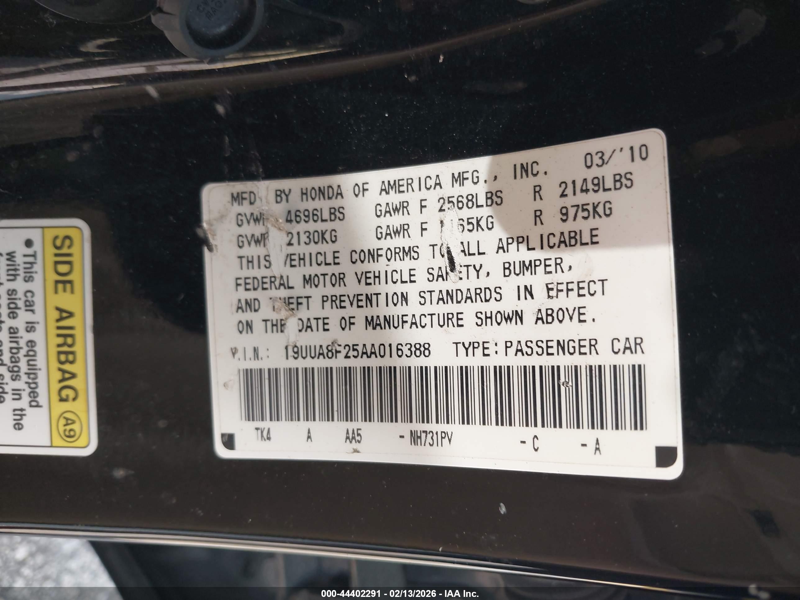 ACURA TL image 9