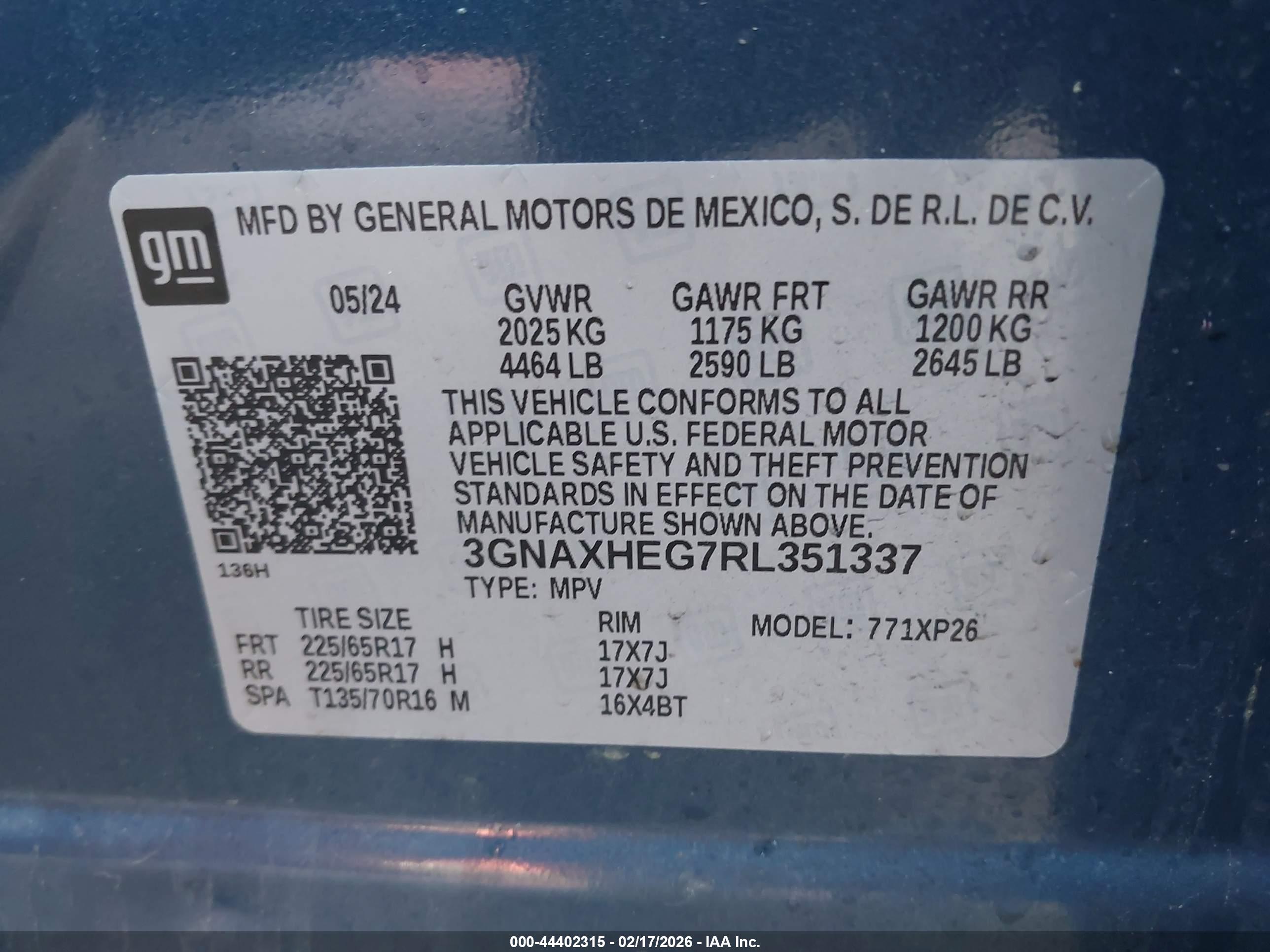CHEVROLET EQUINOX image 9