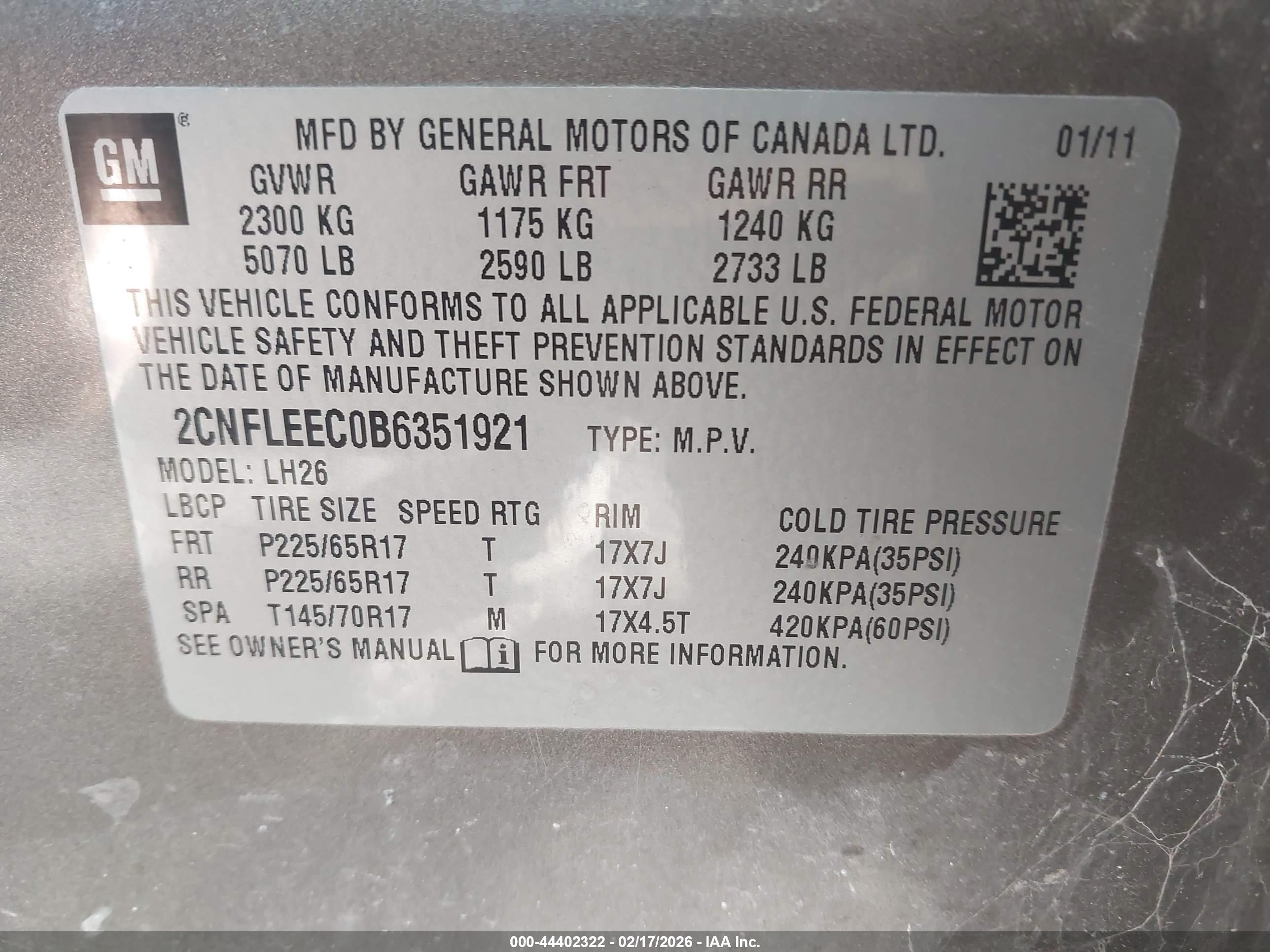 CHEVROLET EQUINOX image 9