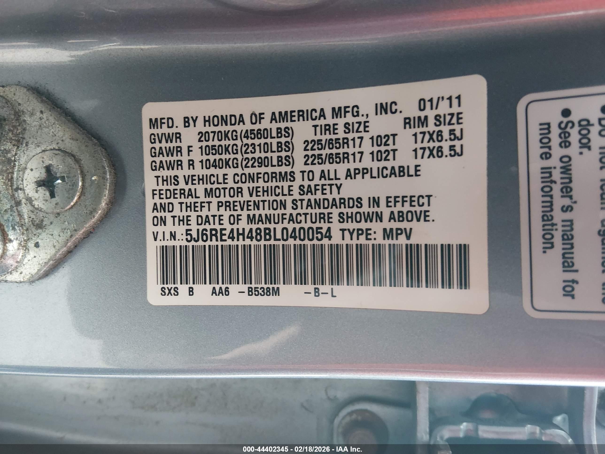 HONDA CR-V image 9