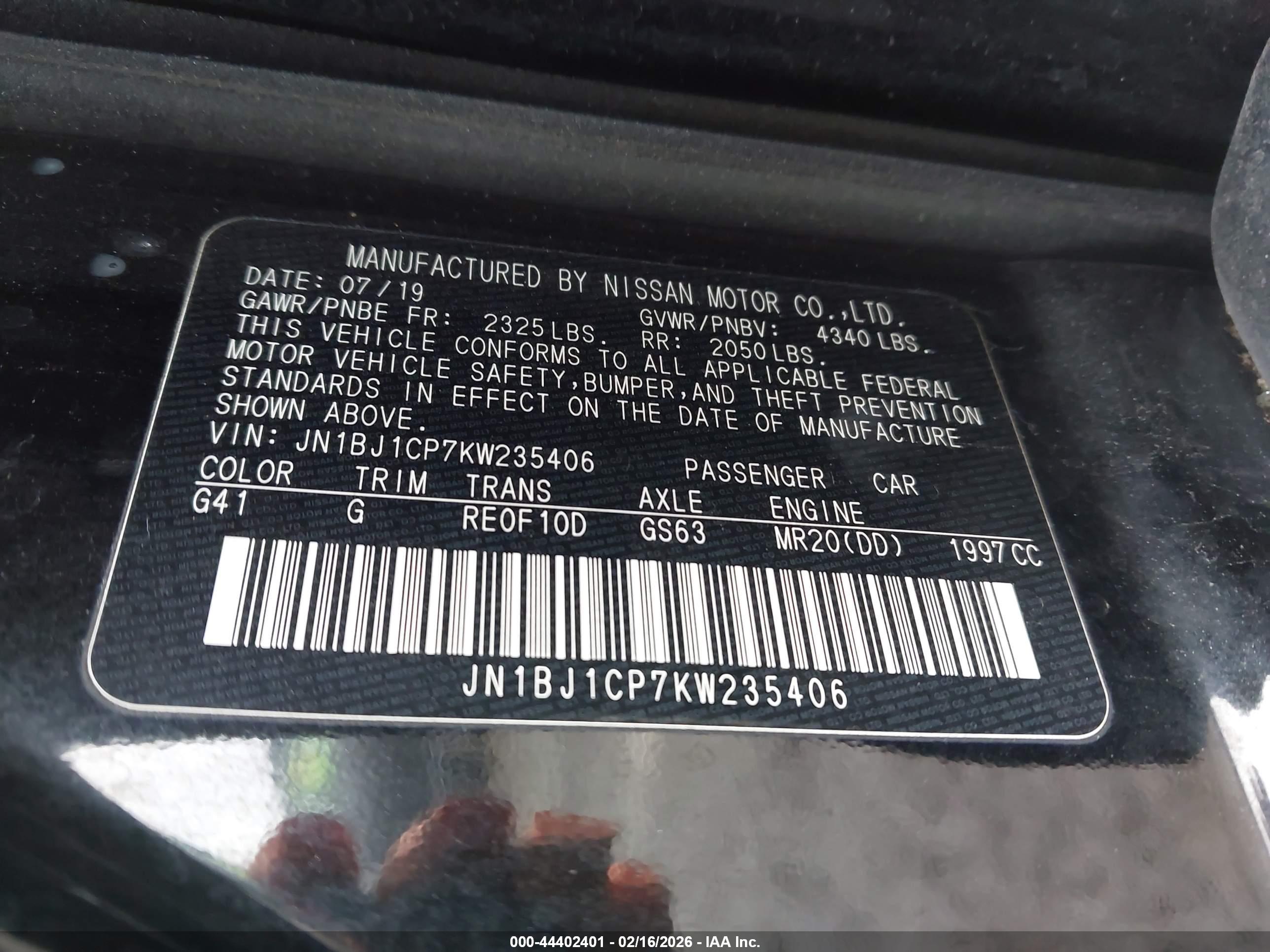 NISSAN ROGUE image 9
