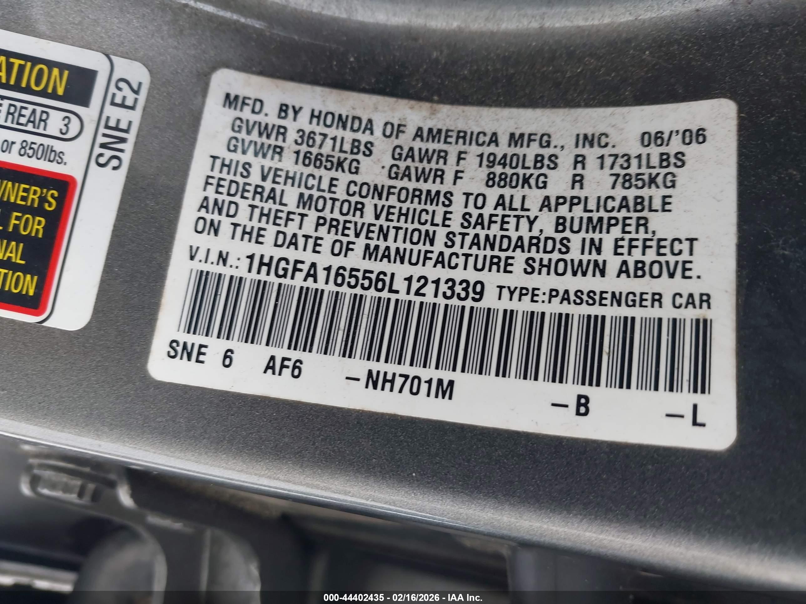 HONDA CIVIC image 9